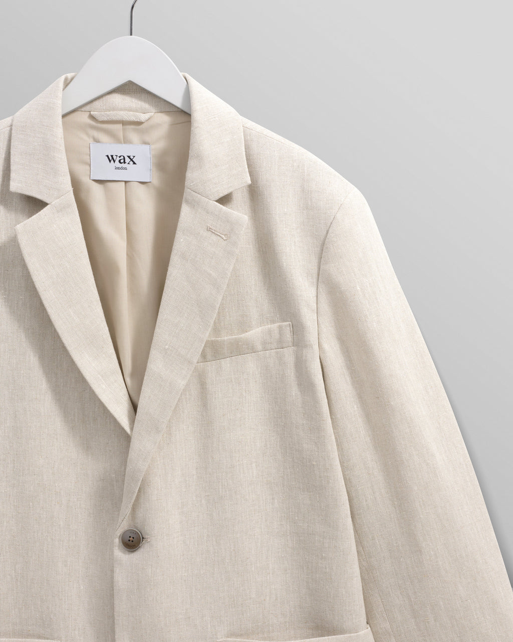 Fintry - Natural Linen Blazer