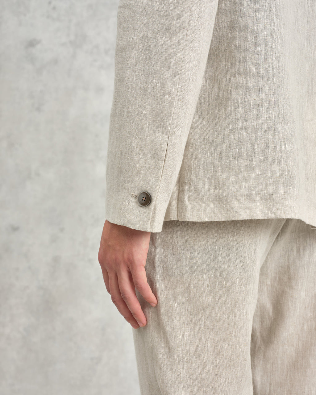 Fintry - Natural Linen Blazer