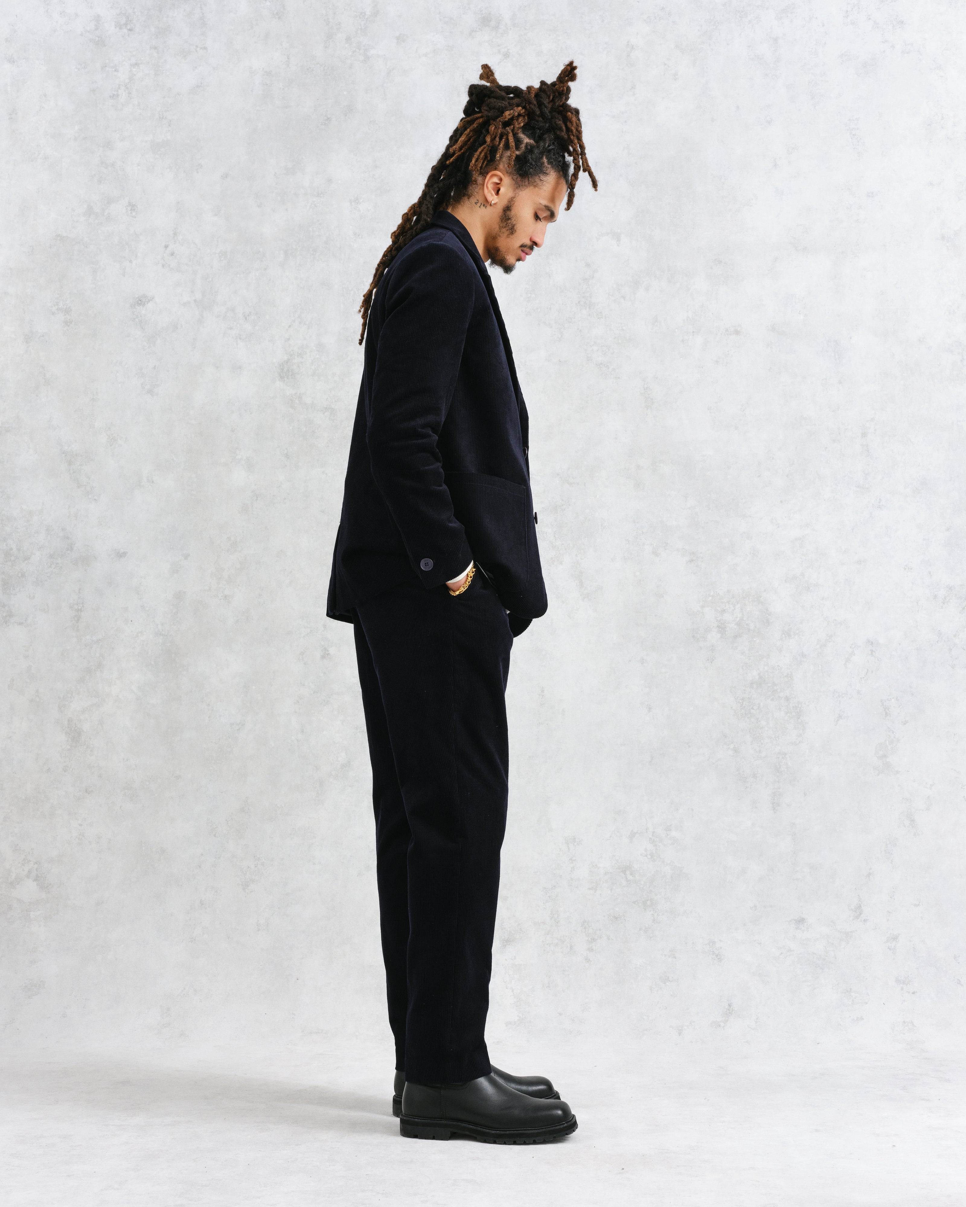 Fintry - Navy Corduroy Blazer