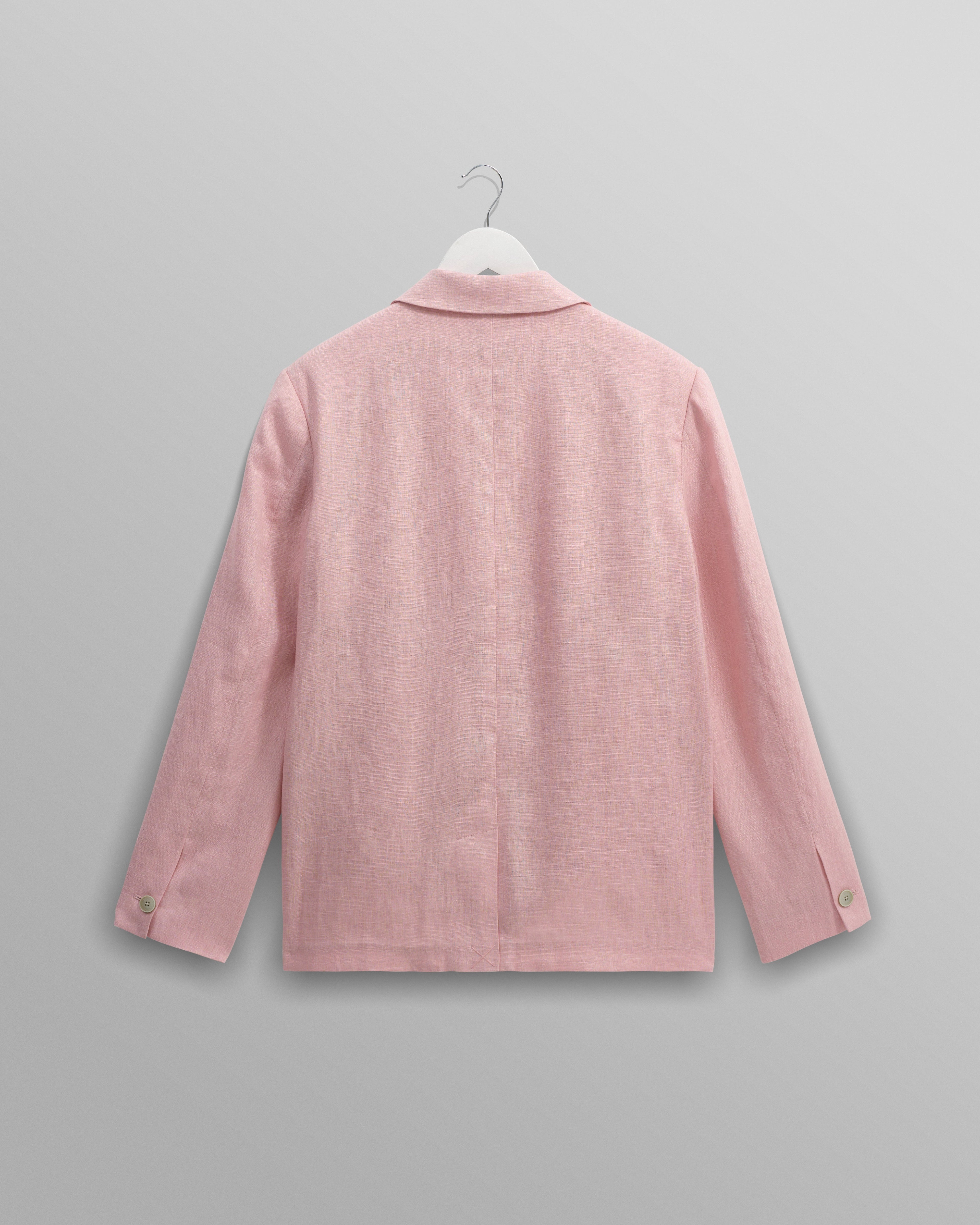 Fintry - Pale Pink Linen Blazer