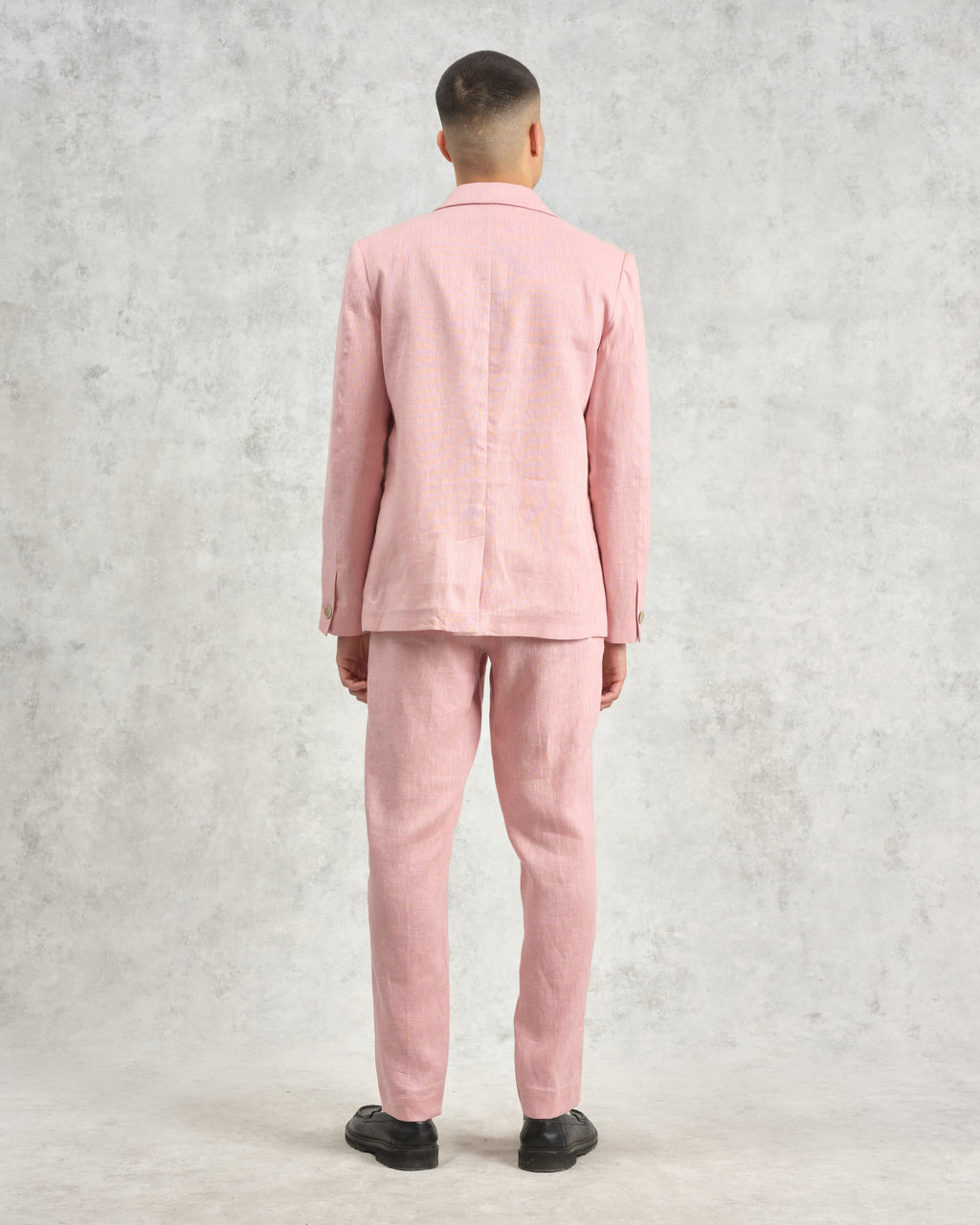 Fintry - Pale Pink Linen Blazer
