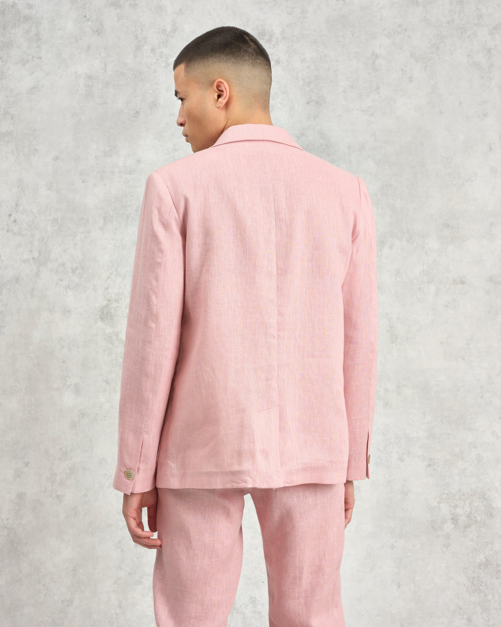 Fintry - Pale Pink Linen Blazer
