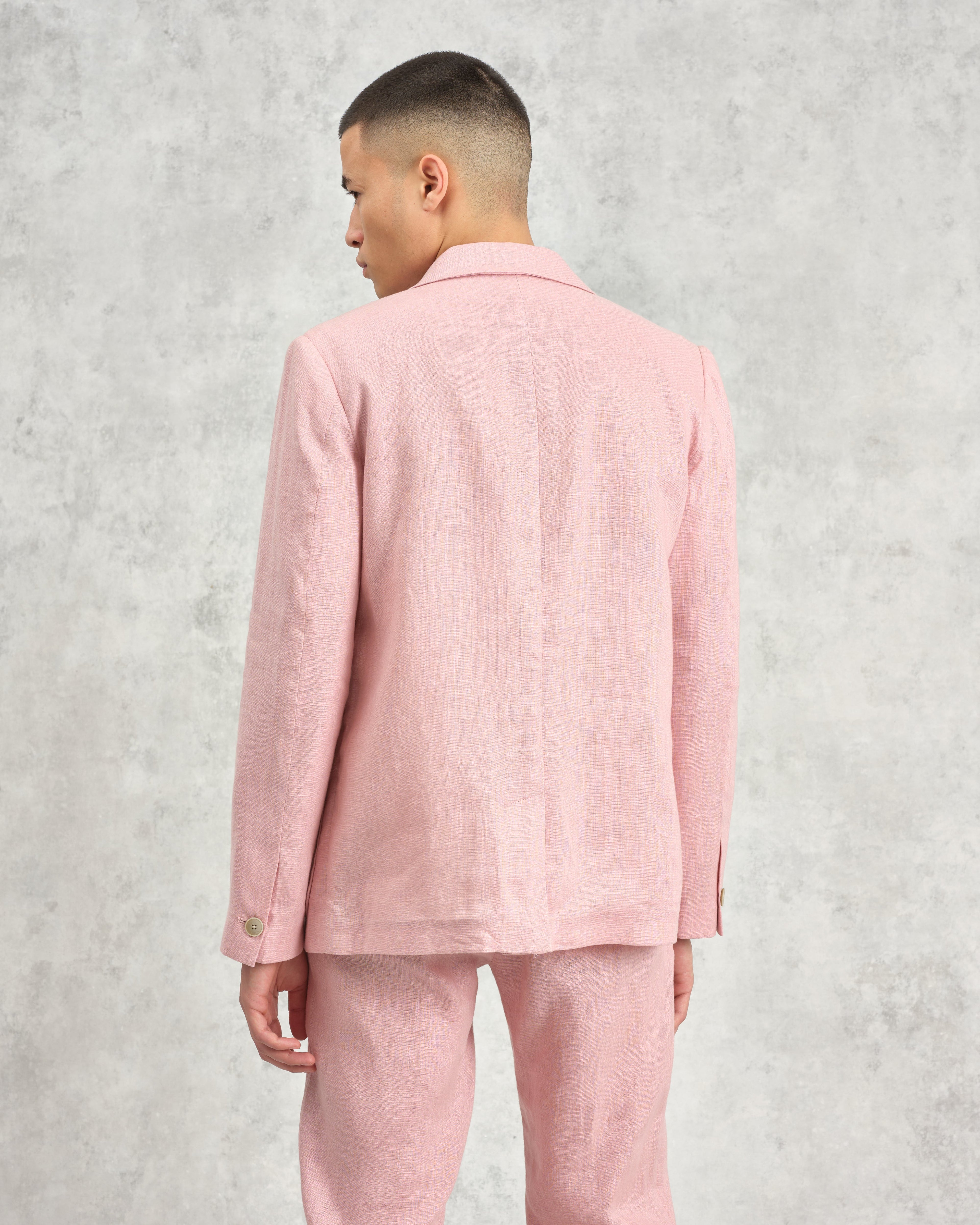Fintry - Pale Pink Linen Blazer