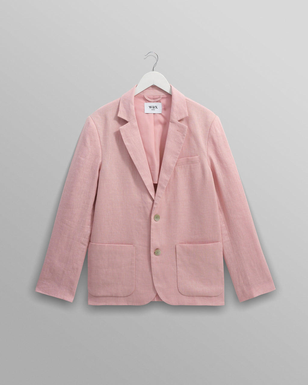 Fintry - Pale Pink Linen Blazer