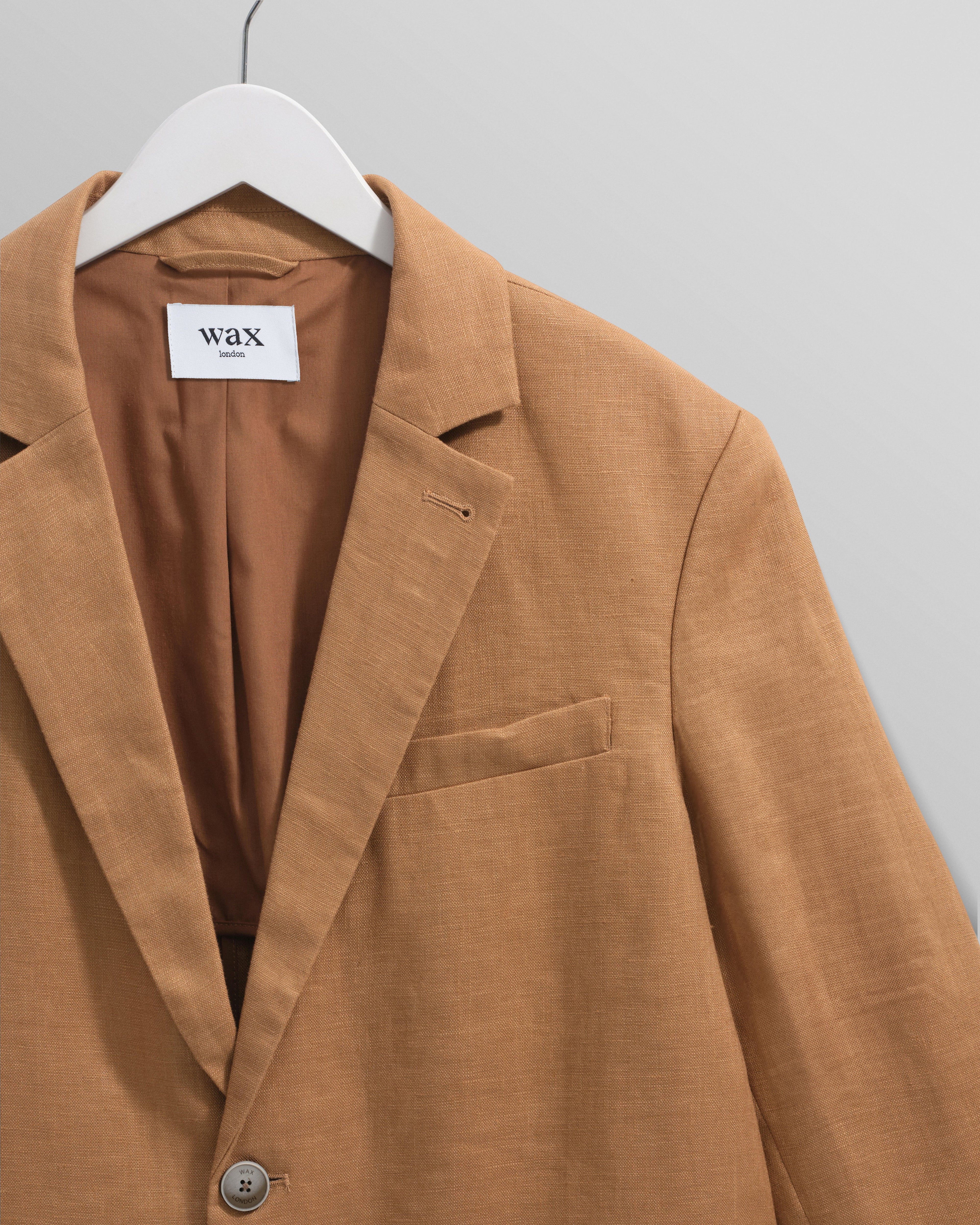 Fintry - Tan Linen Blazer