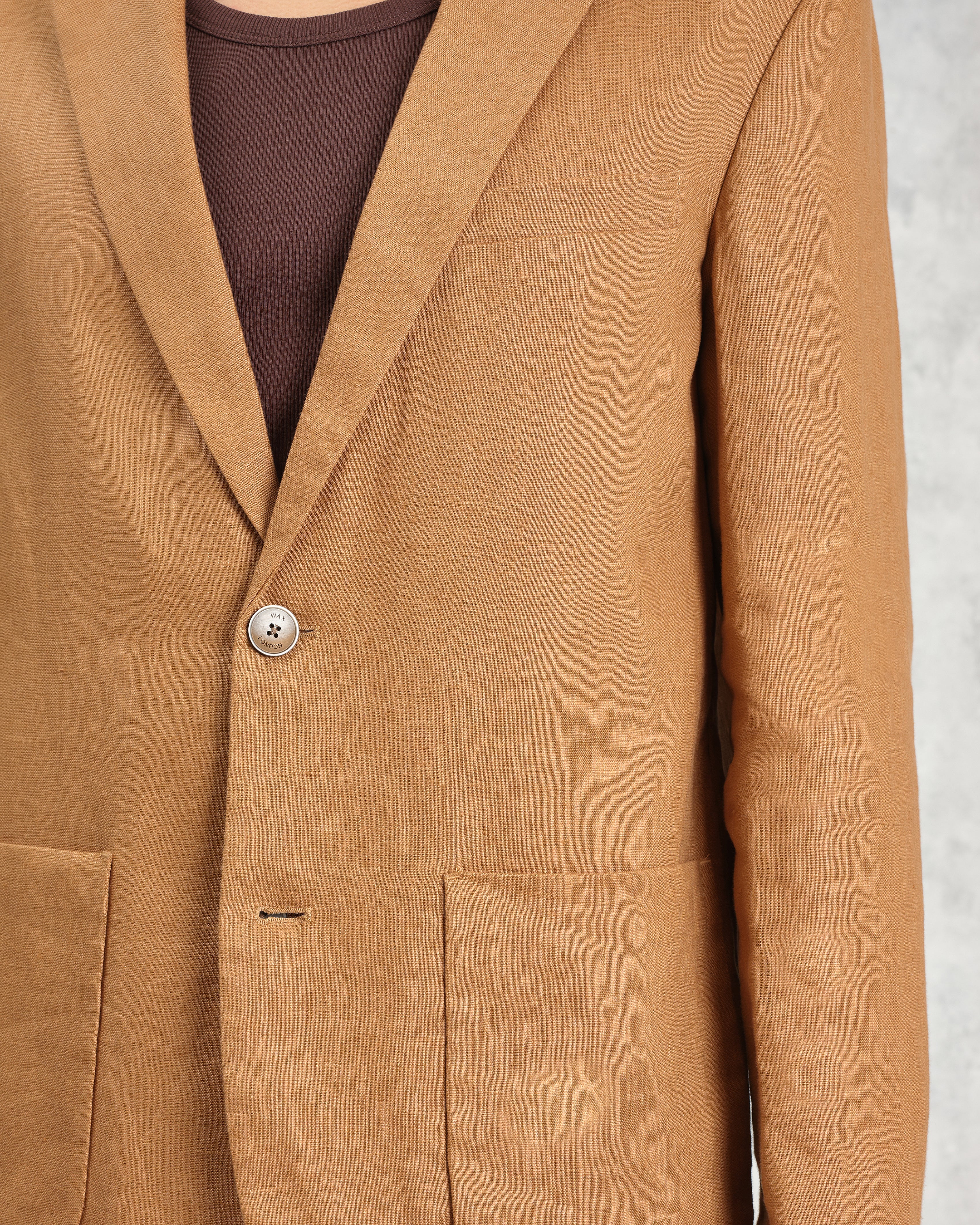 Fintry - Tan Linen Blazer