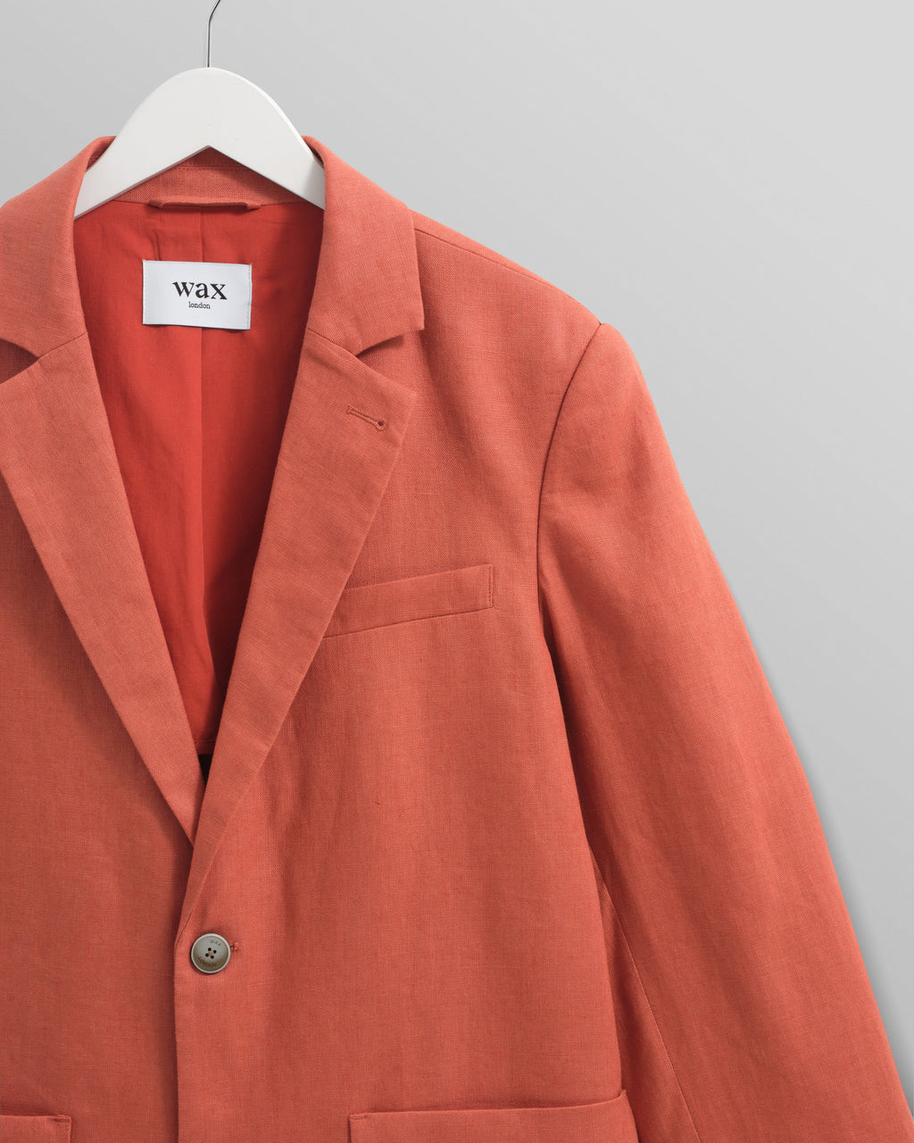 Fintry - Terracotta Linen Blazer
