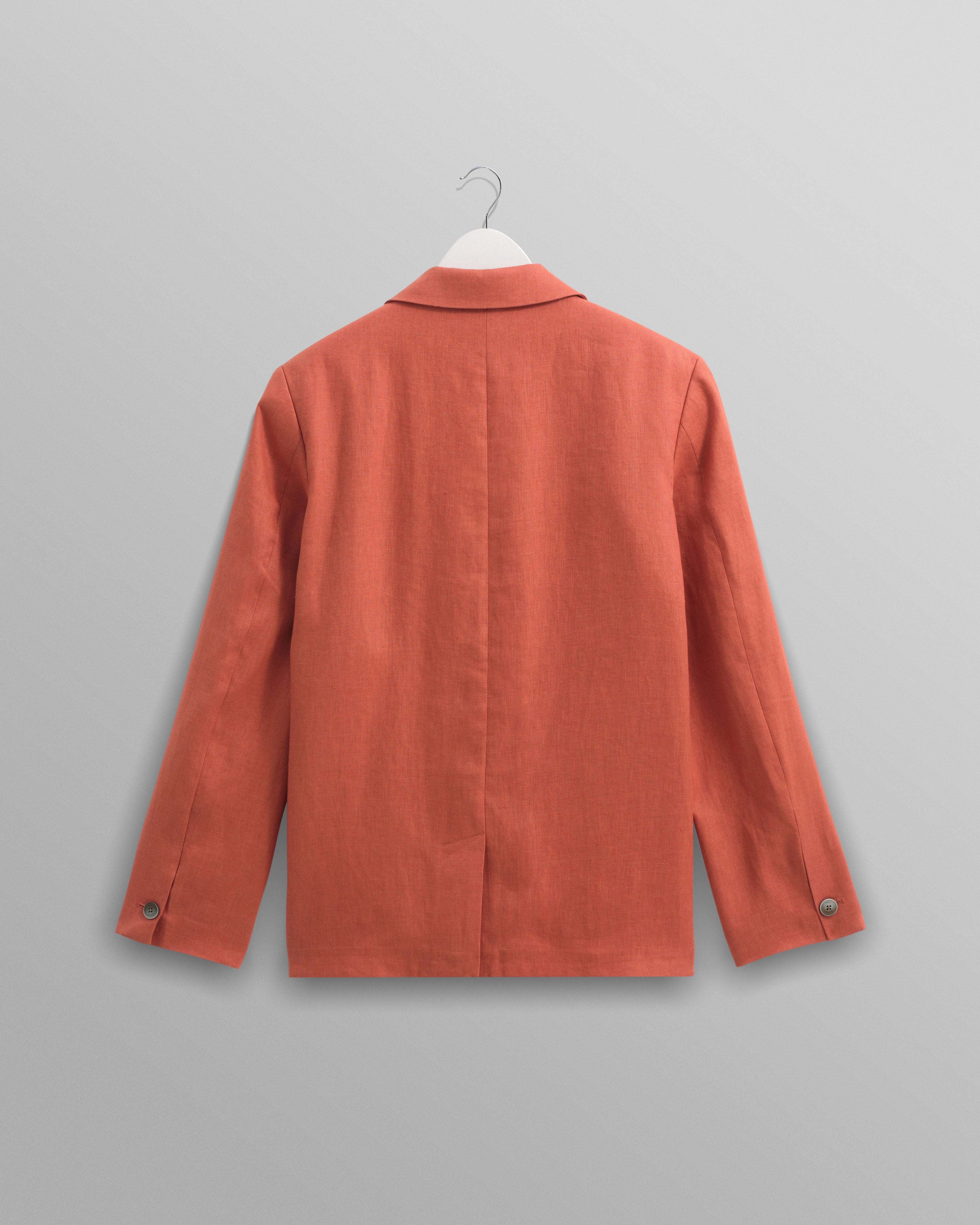 Fintry - Terracotta Linen Blazer