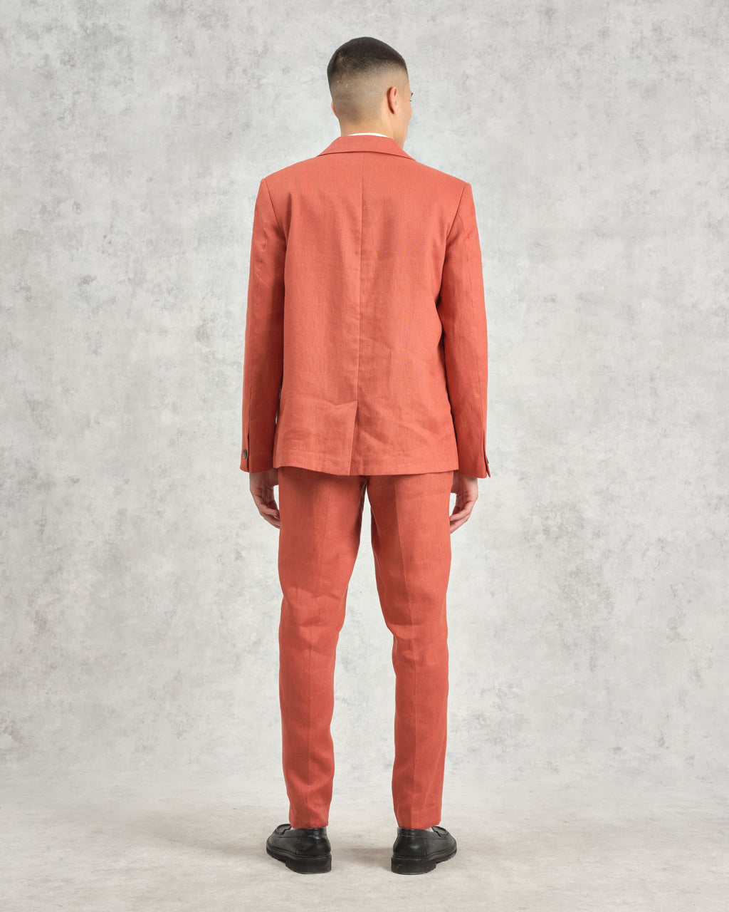 Fintry - Terracotta Linen Blazer