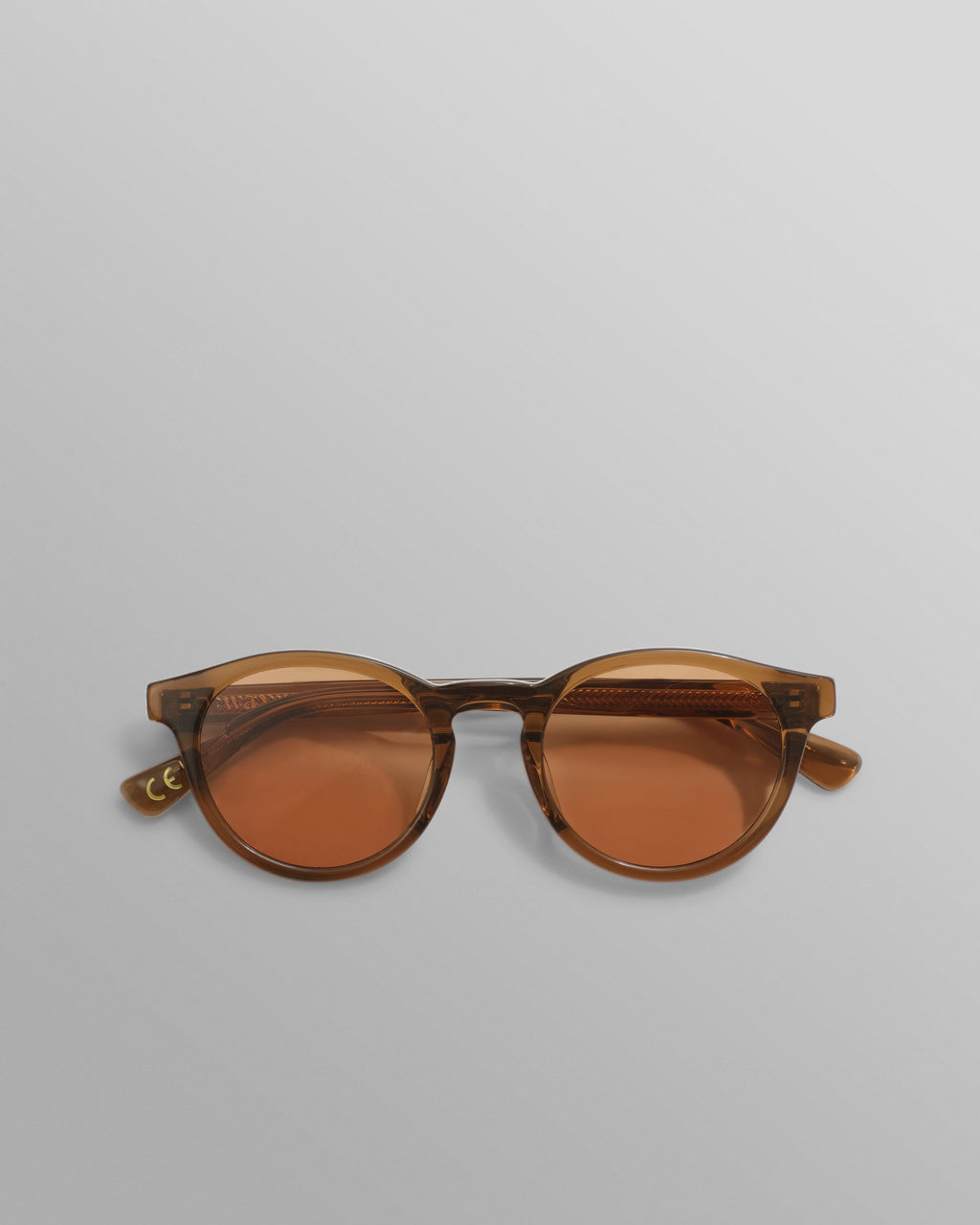 Fulham - Treacle Brown Acetate Round Sunglasses