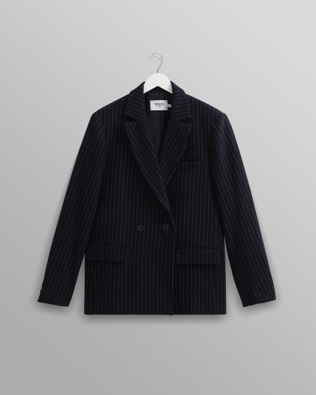 Gekko - Navy Pinstripe Wool Blazer