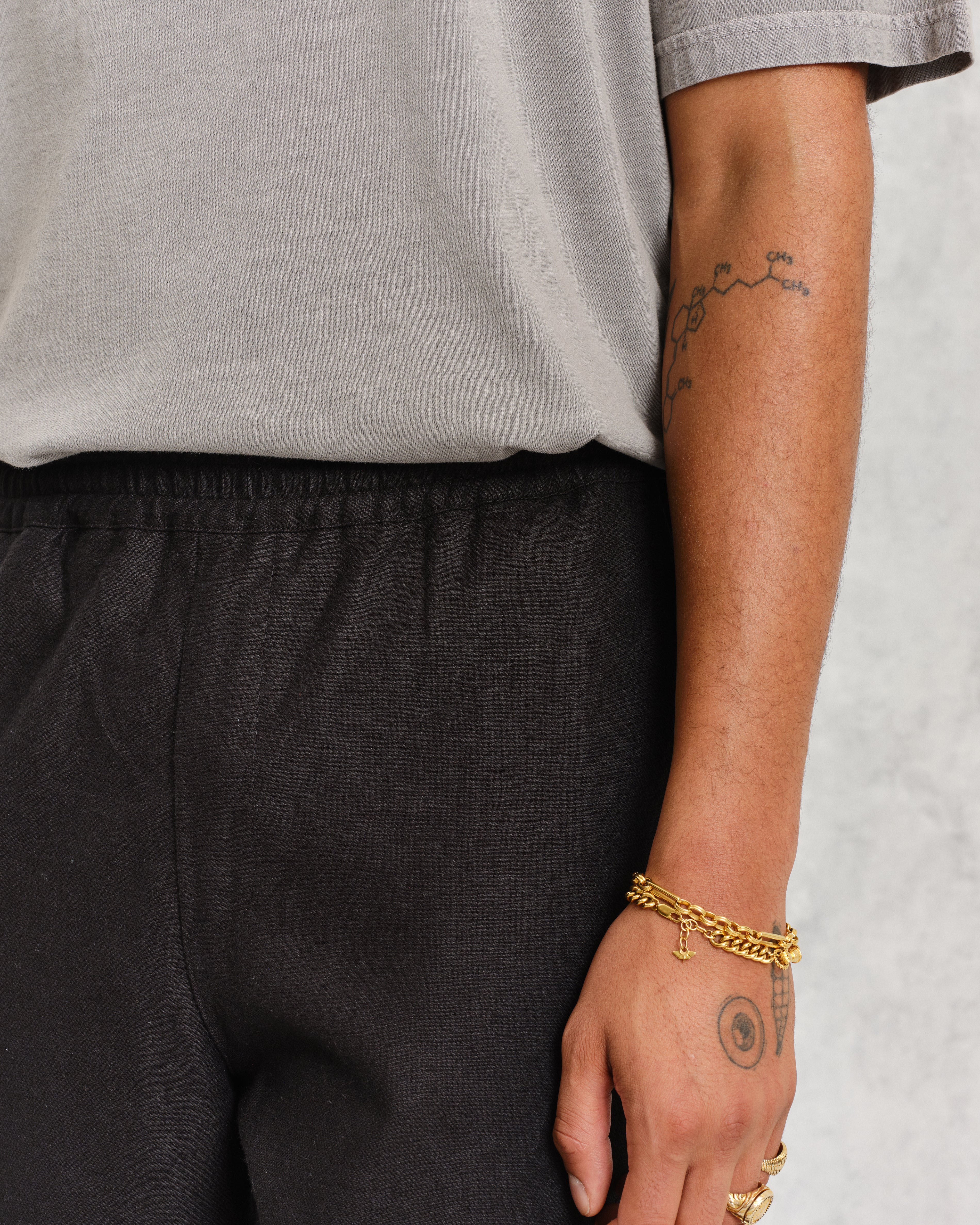 Glencoe - Black Loose Fit Trousers