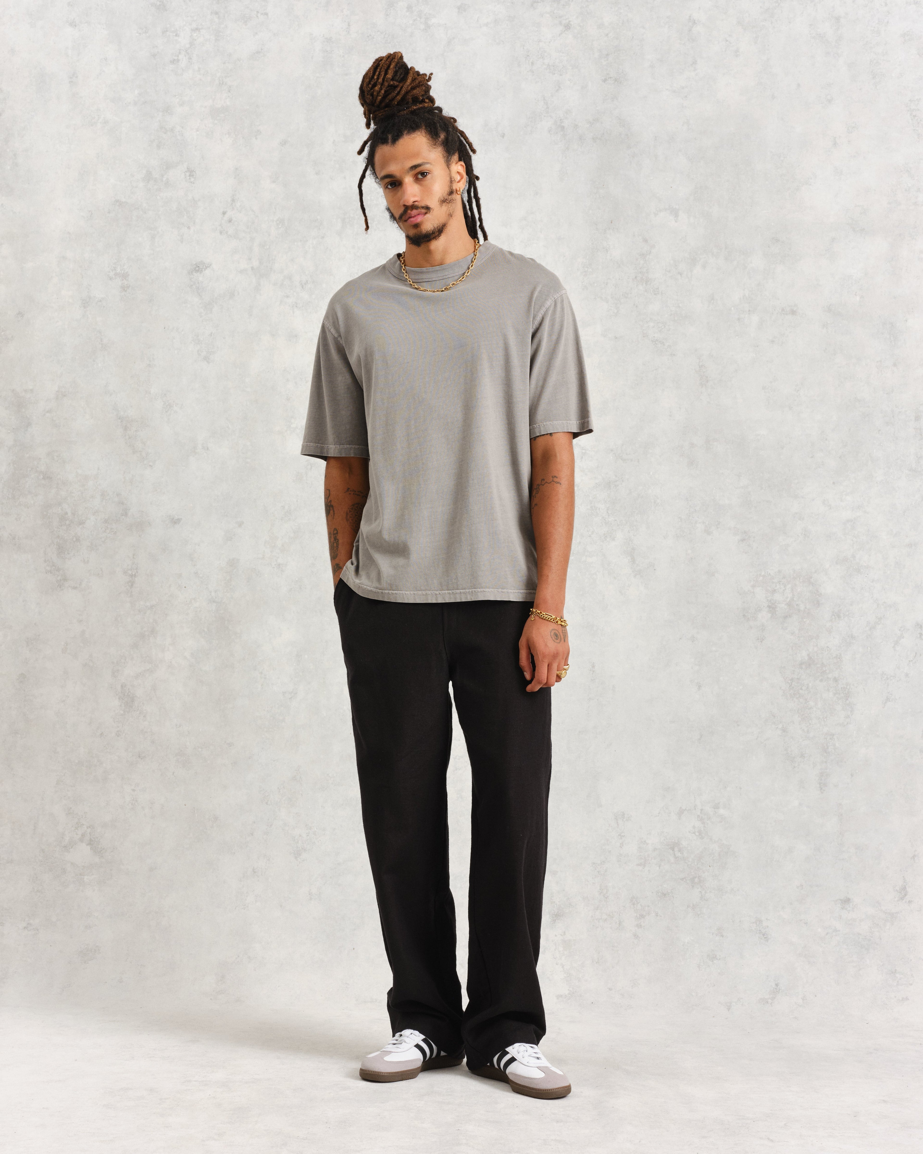 Glencoe - Black Loose Fit Trousers