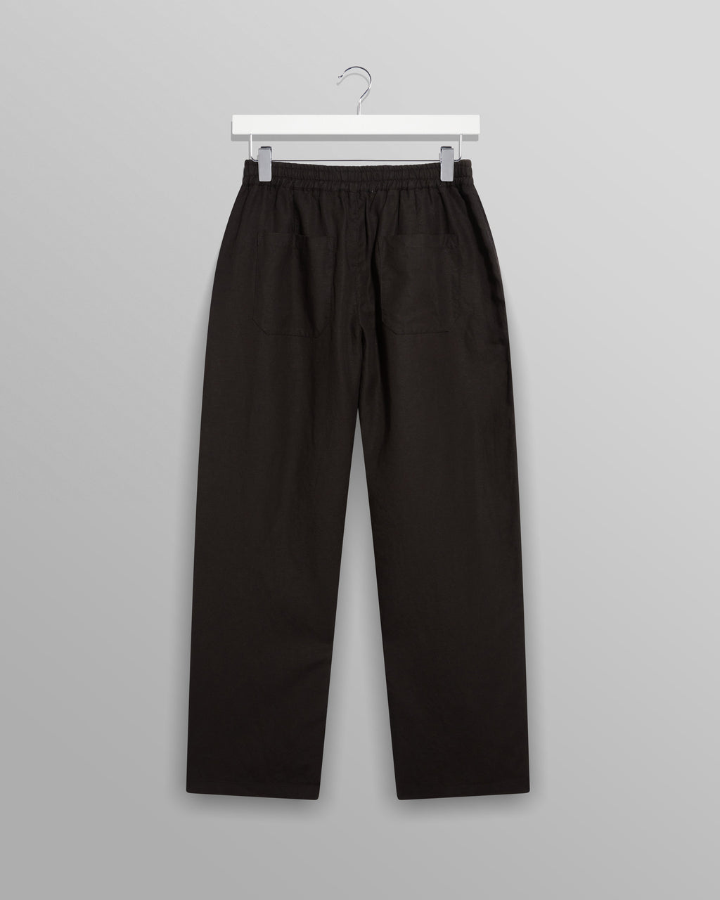Glencoe - Black Slub Weave Trousers