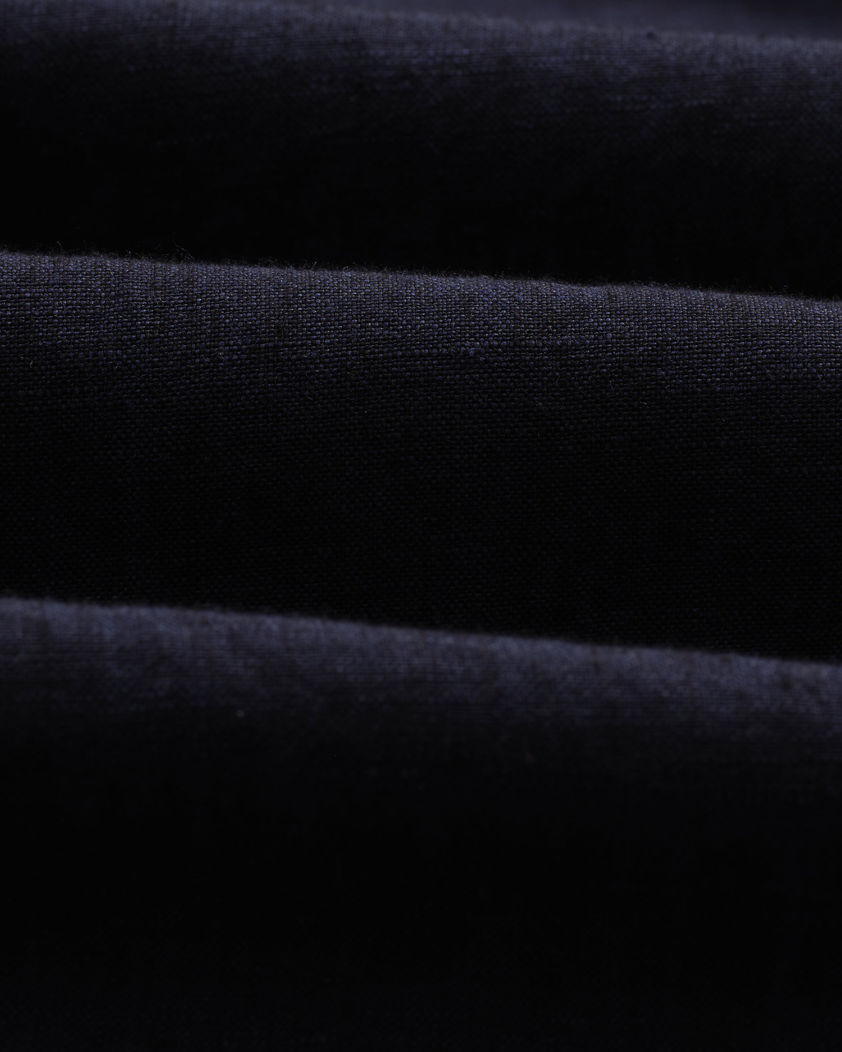 Glencoe - Navy Two-Tone Linen Trousers