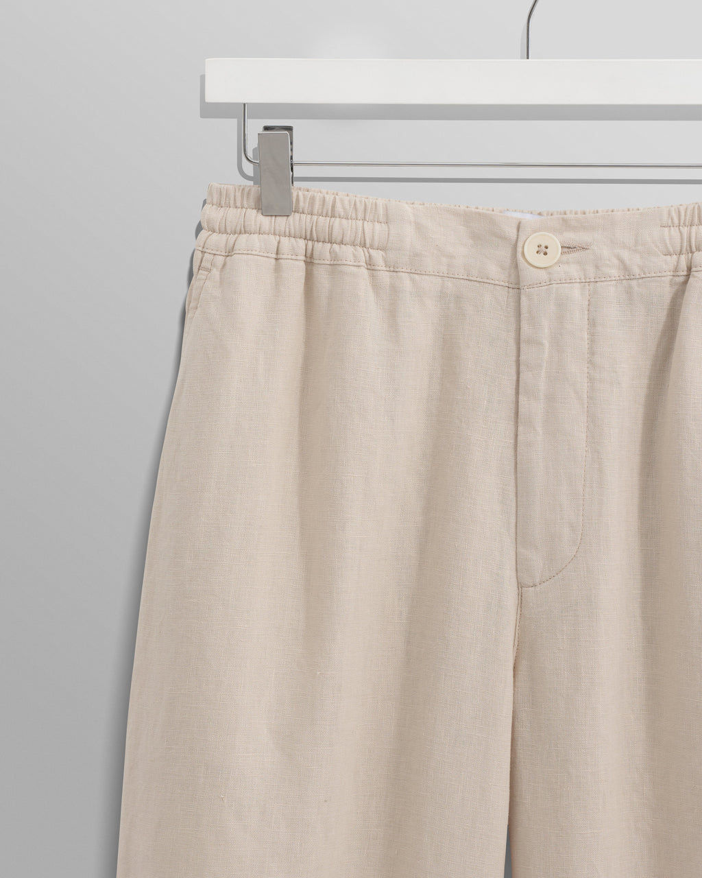 Glencoe - Washed Beige Linen Trousers