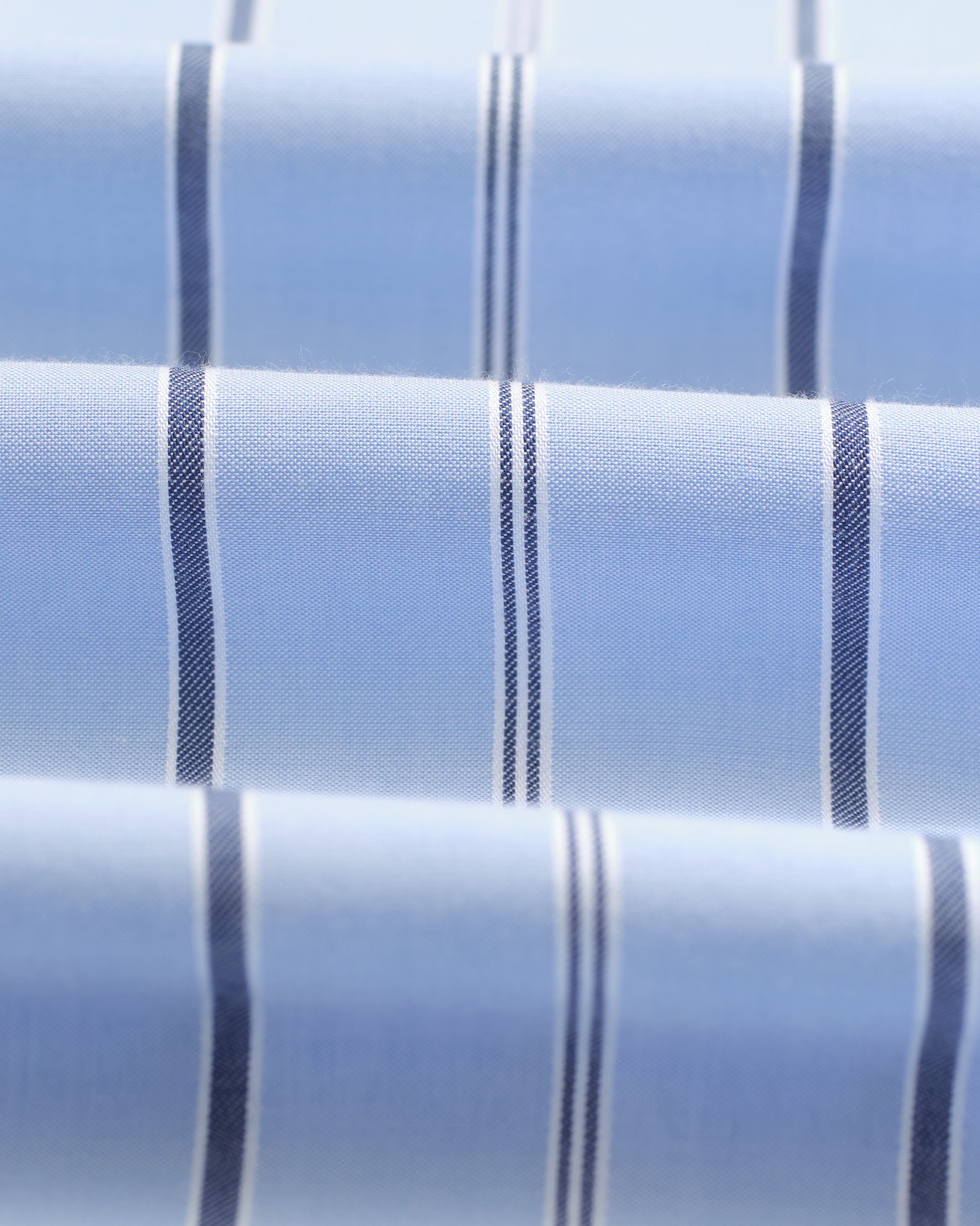 Halcomb - Blue Stripe Viscose Shirt