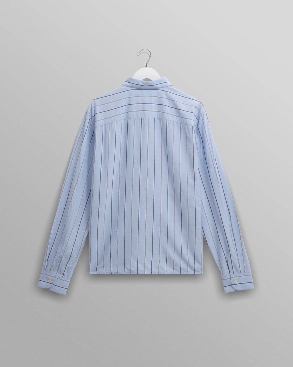 Halcomb - Blue Stripe Viscose Shirt