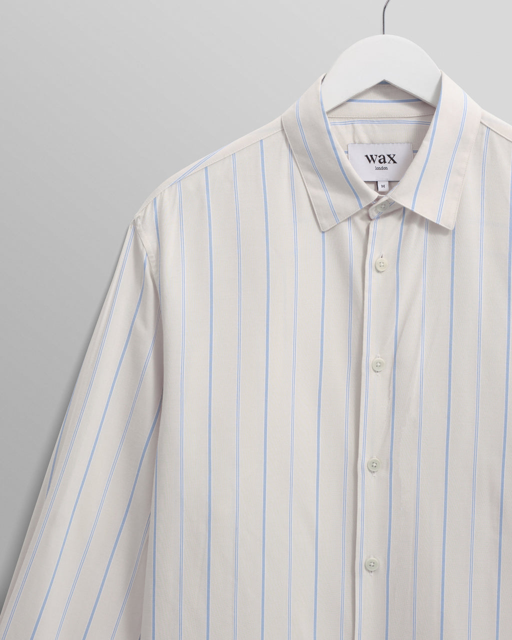 Halcomb - Ecru Stripe Viscose Shirt