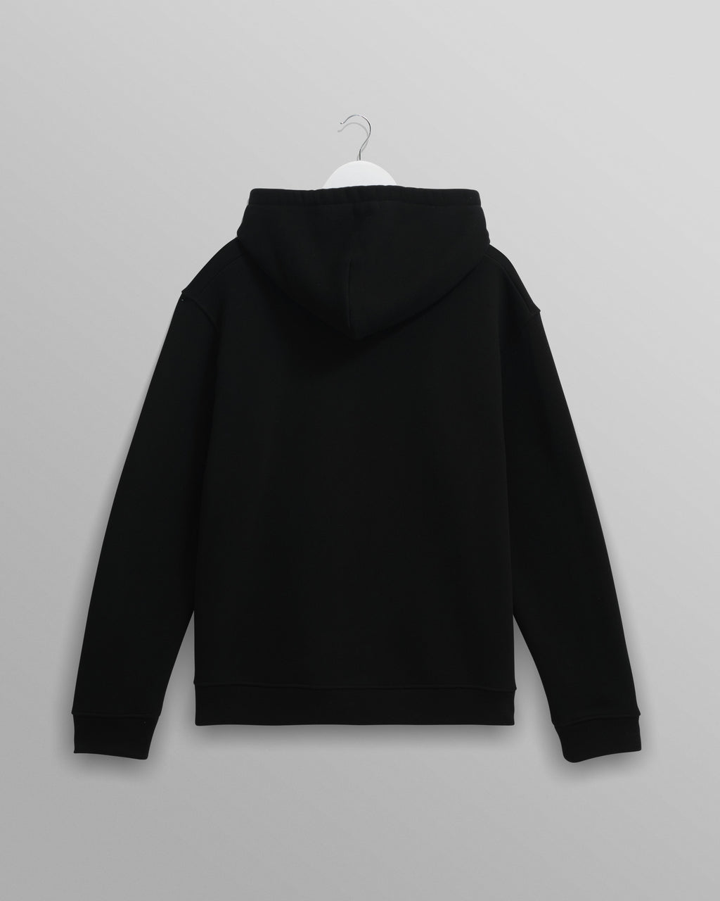 Hoxton - Black Brushed Organic Cotton Hoodie