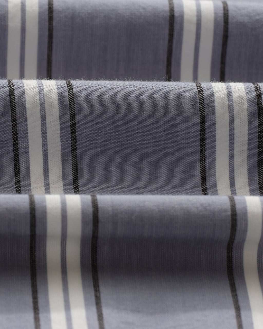 Hutton - Blue And Ecru Oxford Stripe Lounge Trouser