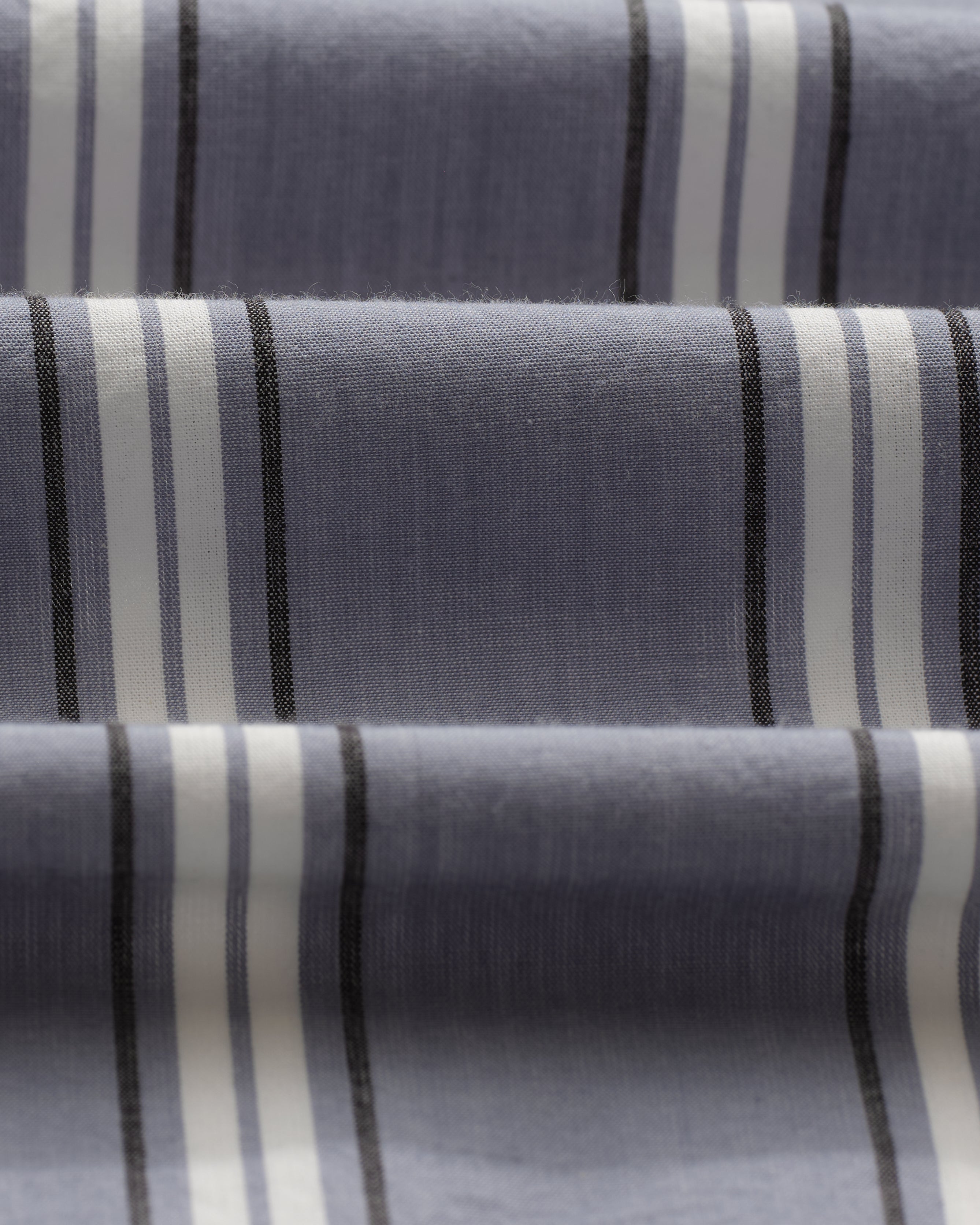 Hutton - Blue And Ecru Oxford Stripe Lounge Trouser