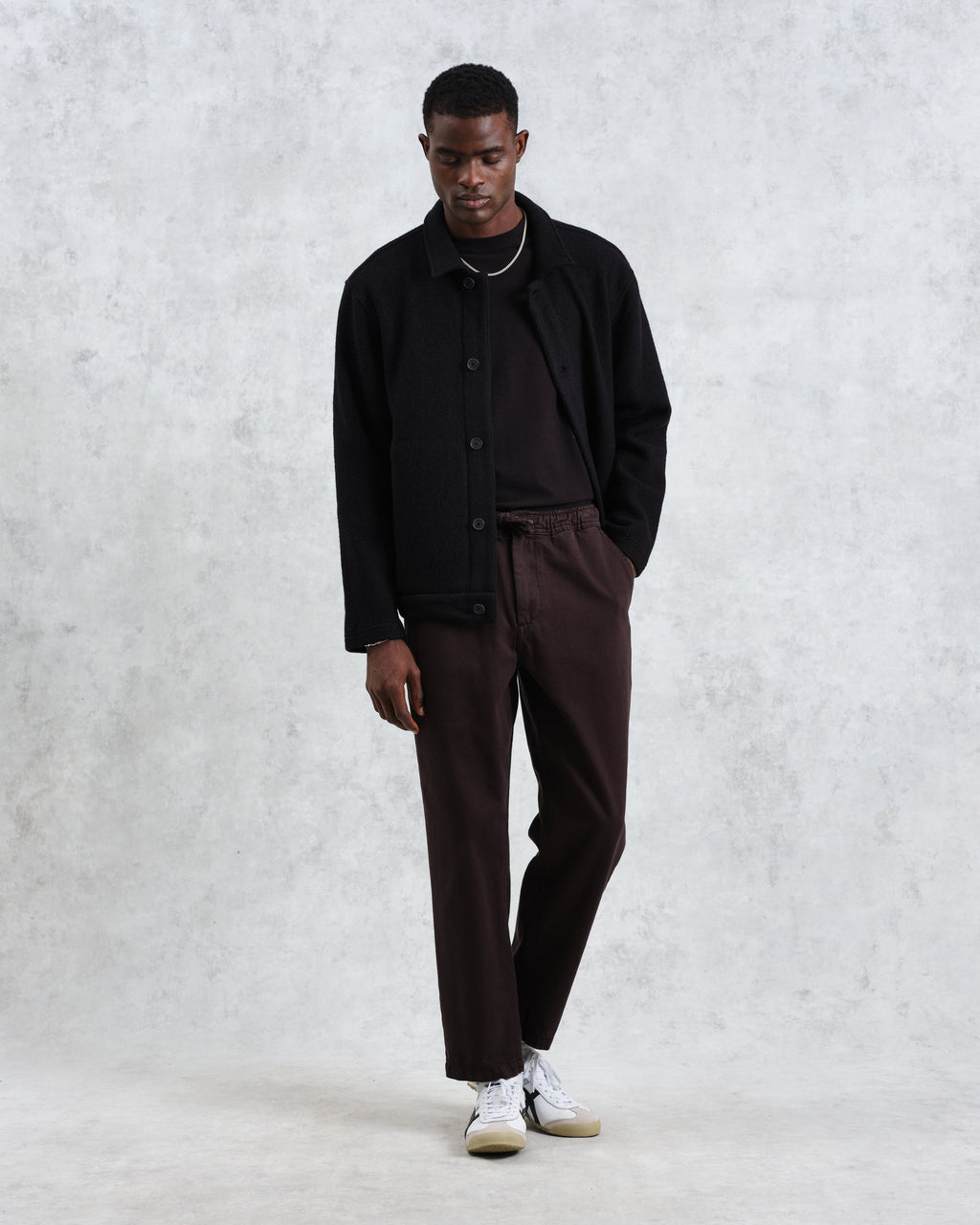 Iggy - Black Knitted Wool Jacket