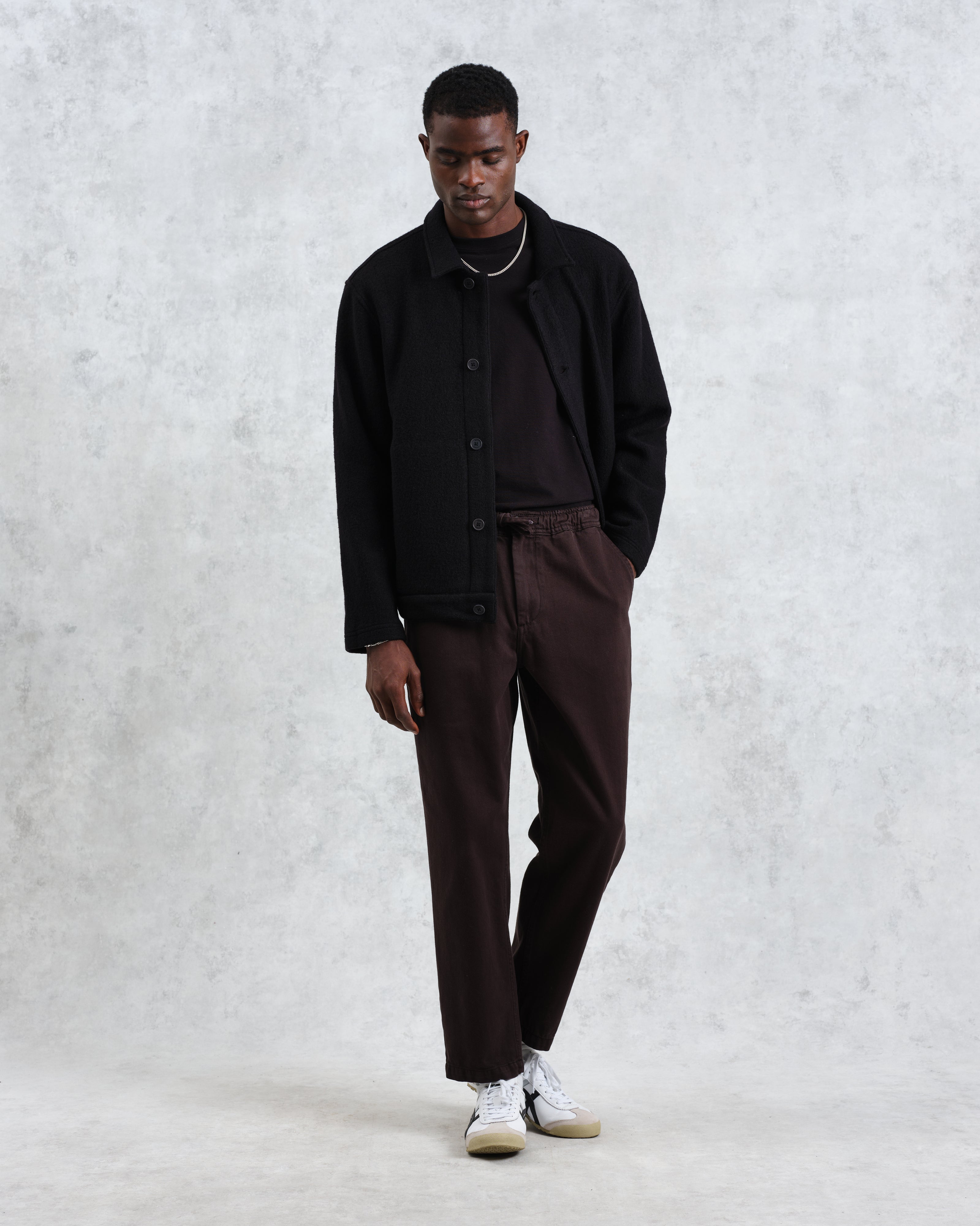 Iggy - Black Knitted Wool Jacket