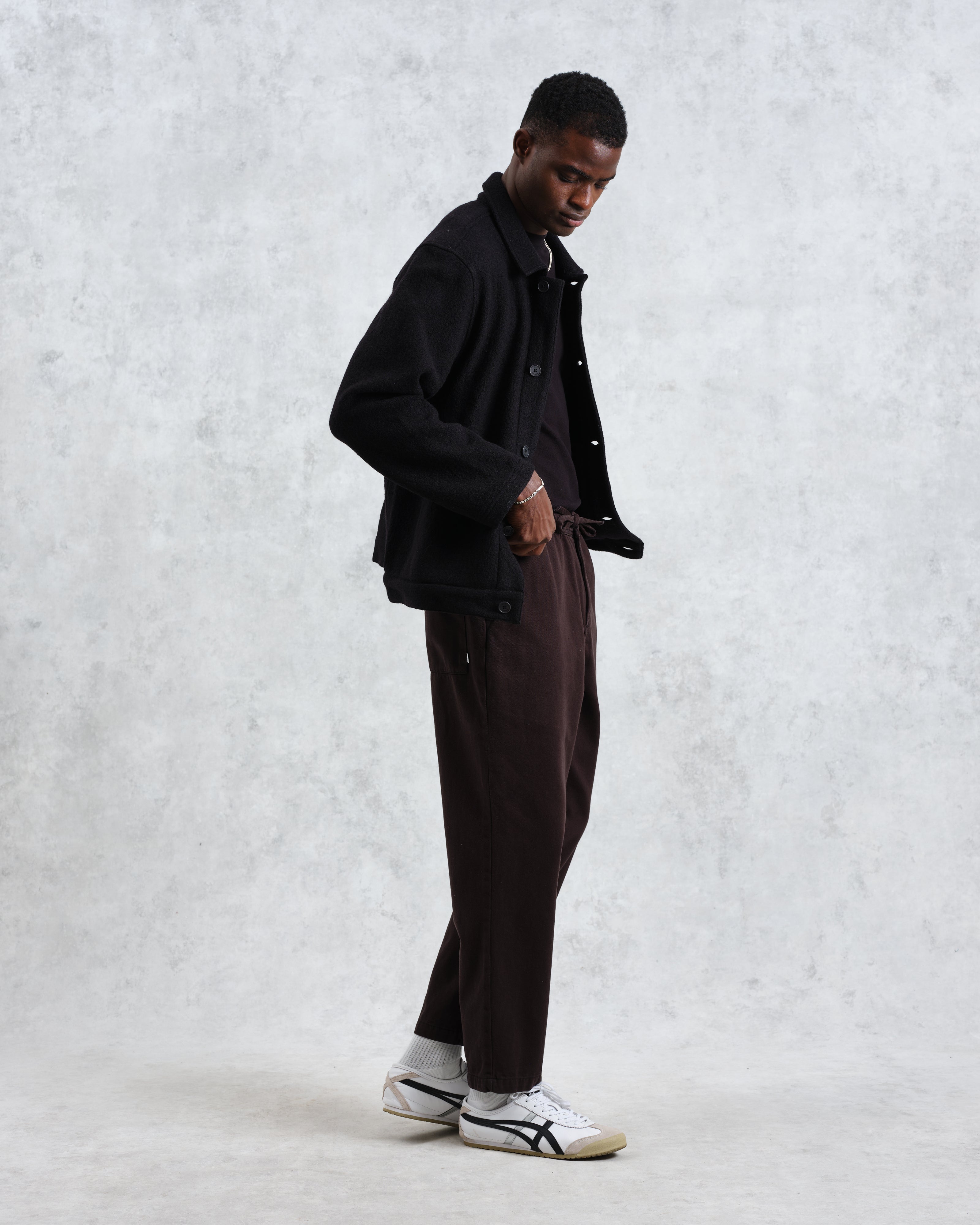 Iggy - Black Knitted Wool Jacket
