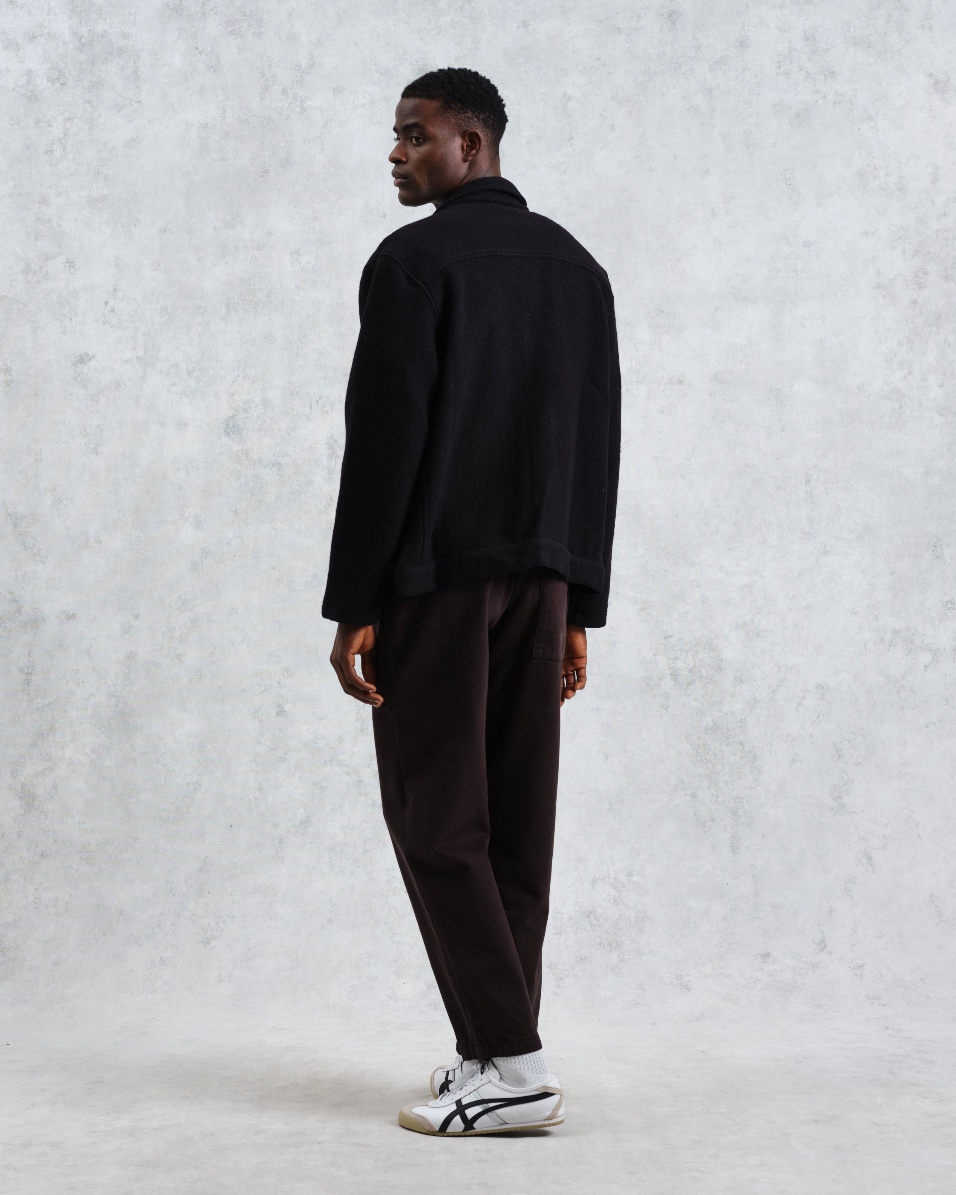 Iggy - Black Knitted Wool Jacket
