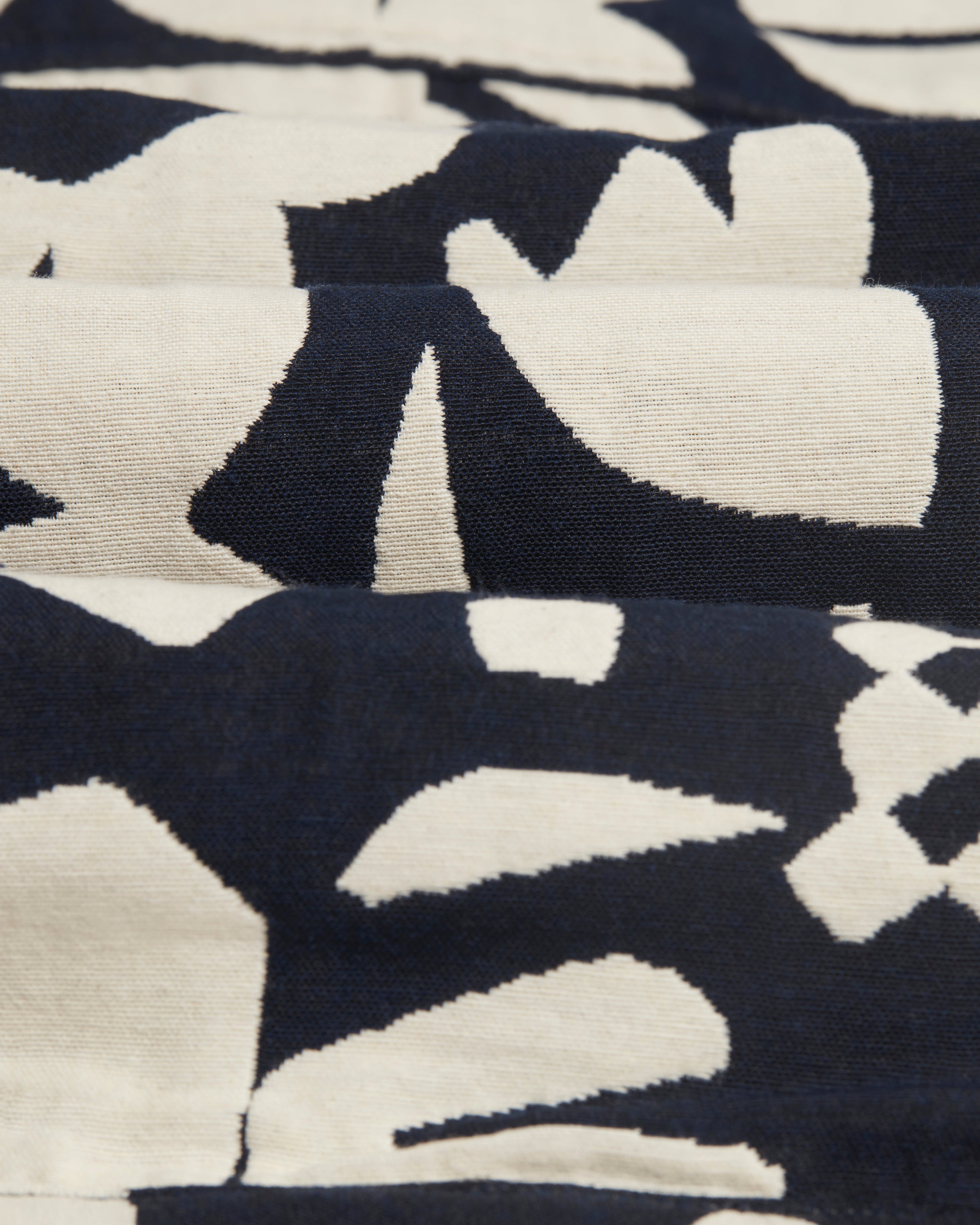 Iggy - Navy And Ecru Spin Jacquard Jacket