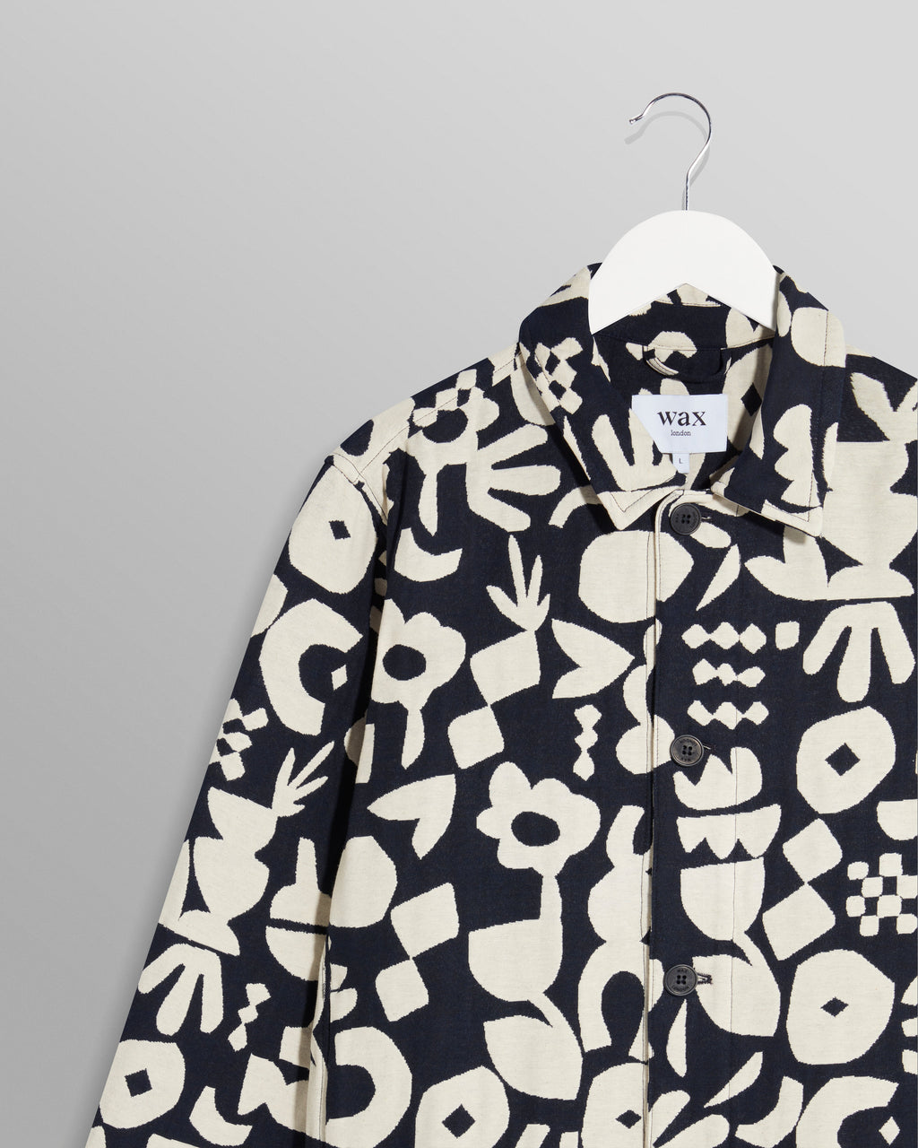 Iggy - Navy And Ecru Spin Jacquard Jacket