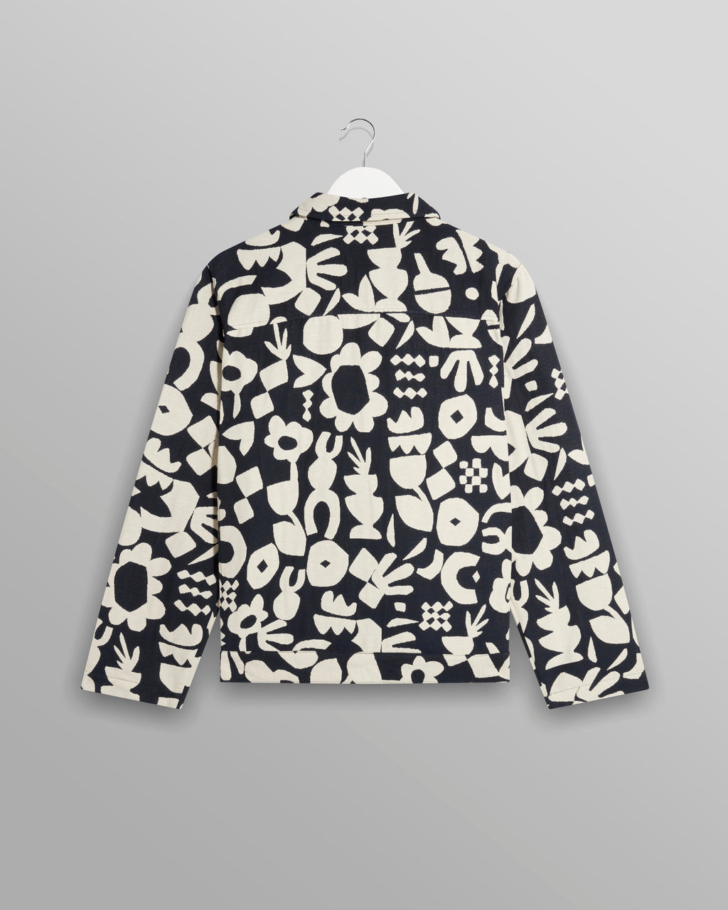 Iggy - Navy And Ecru Spin Jacquard Jacket
