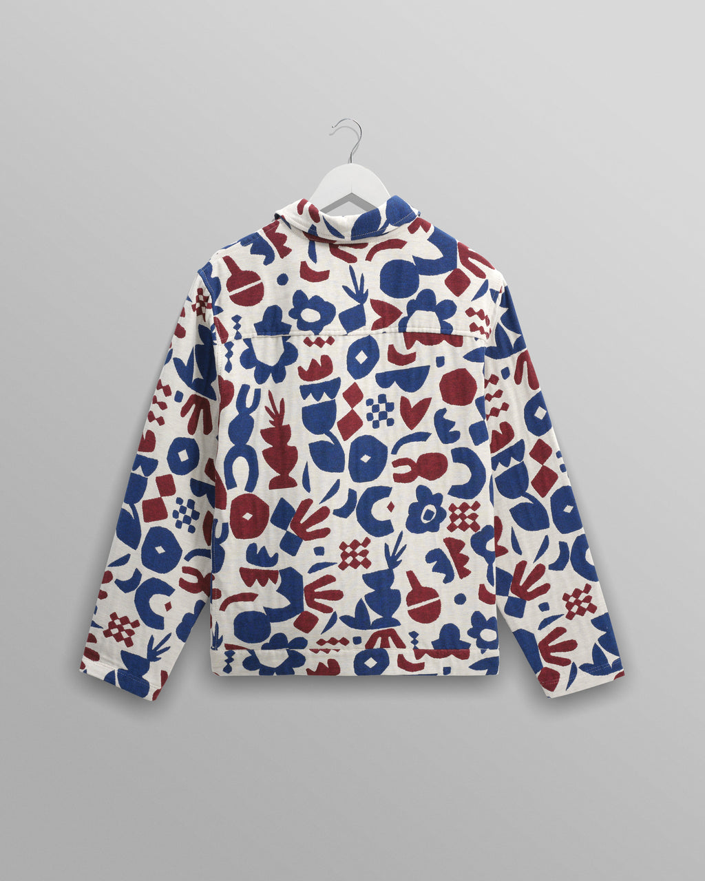 Iggy - Red And Blue Spin Jacquard Jacket