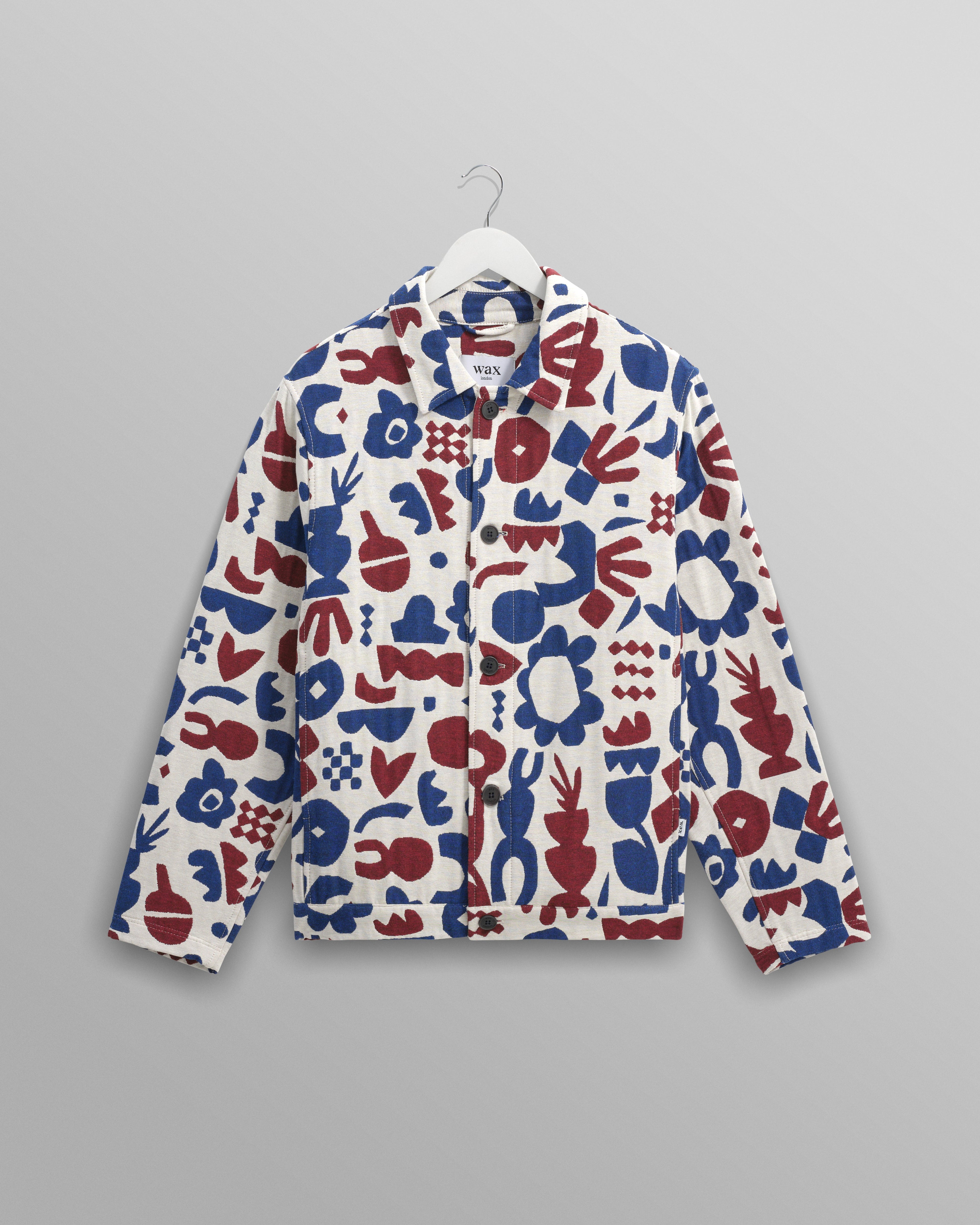 Iggy - Red And Blue Spin Jacquard Jacket