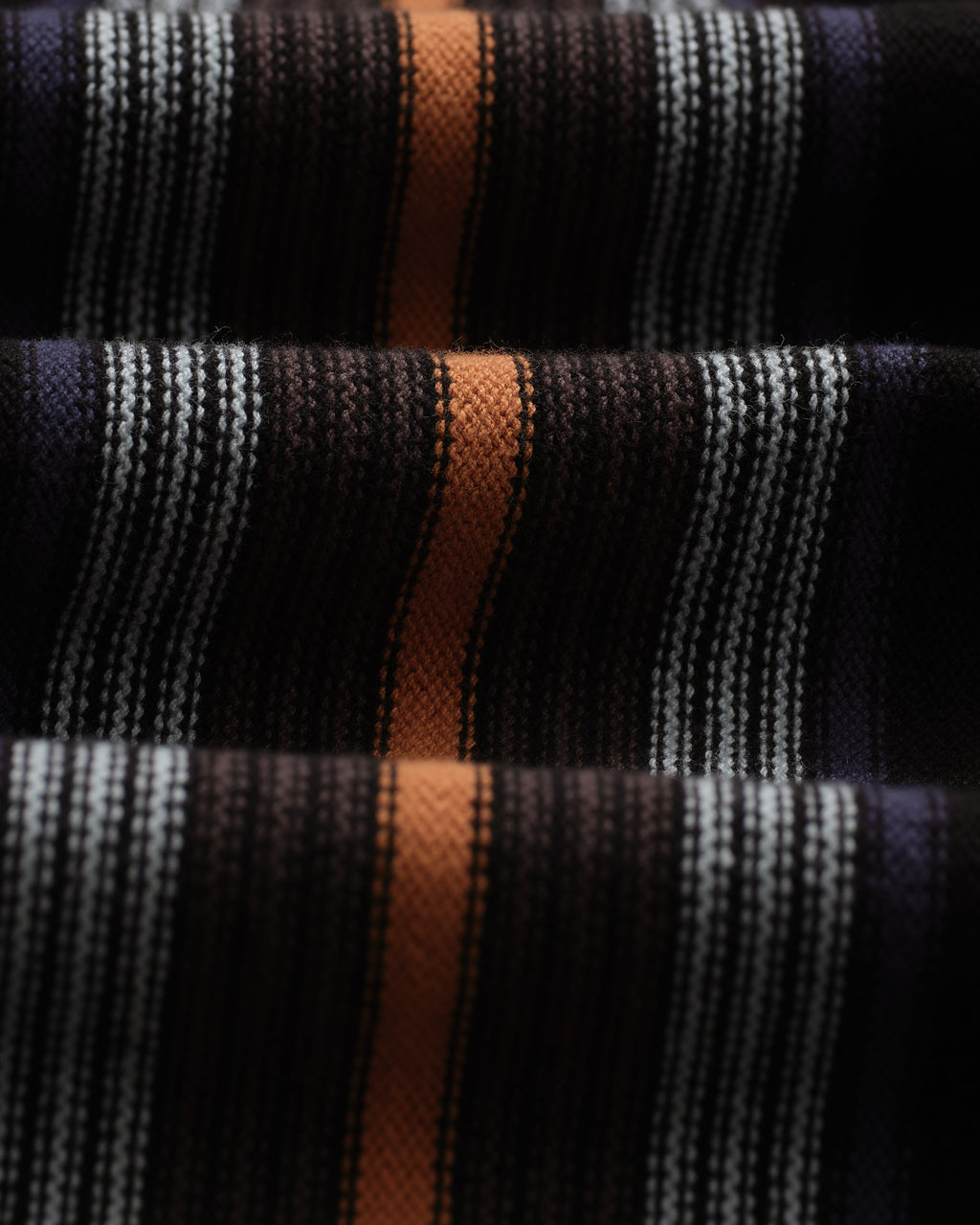 Ivy - Black And Multicolour Striped Cotton Polo Shirt