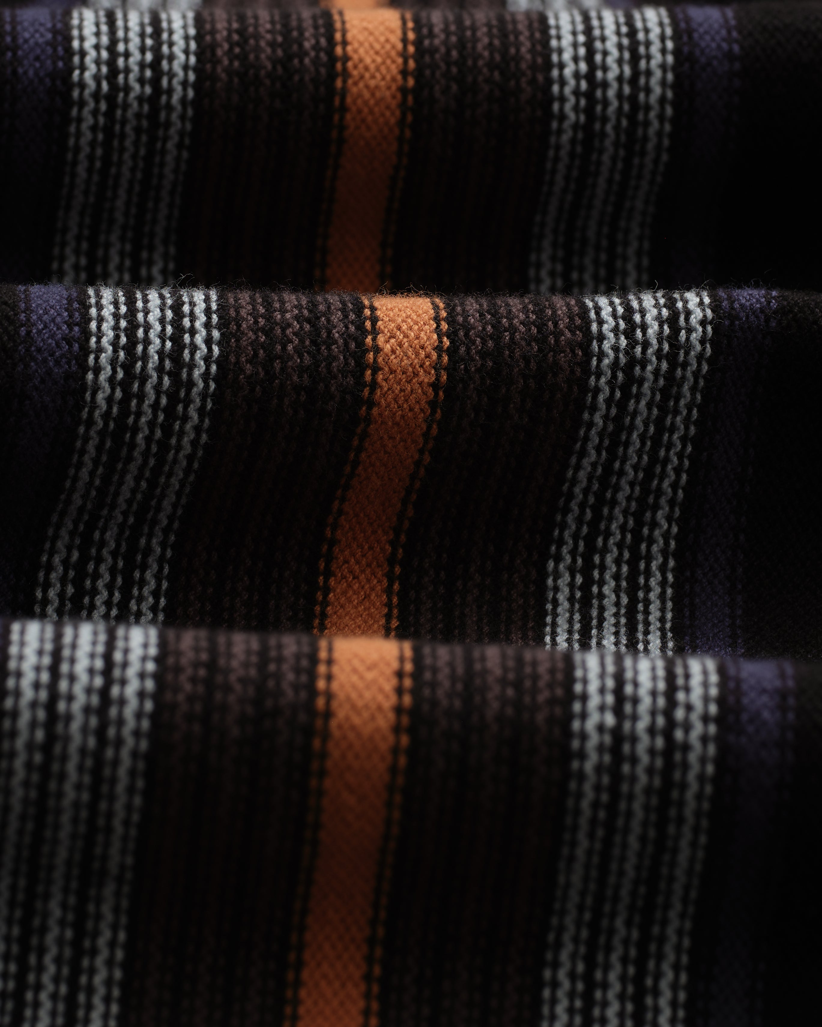 Ivy - Black And Multicolour Striped Cotton Polo Shirt