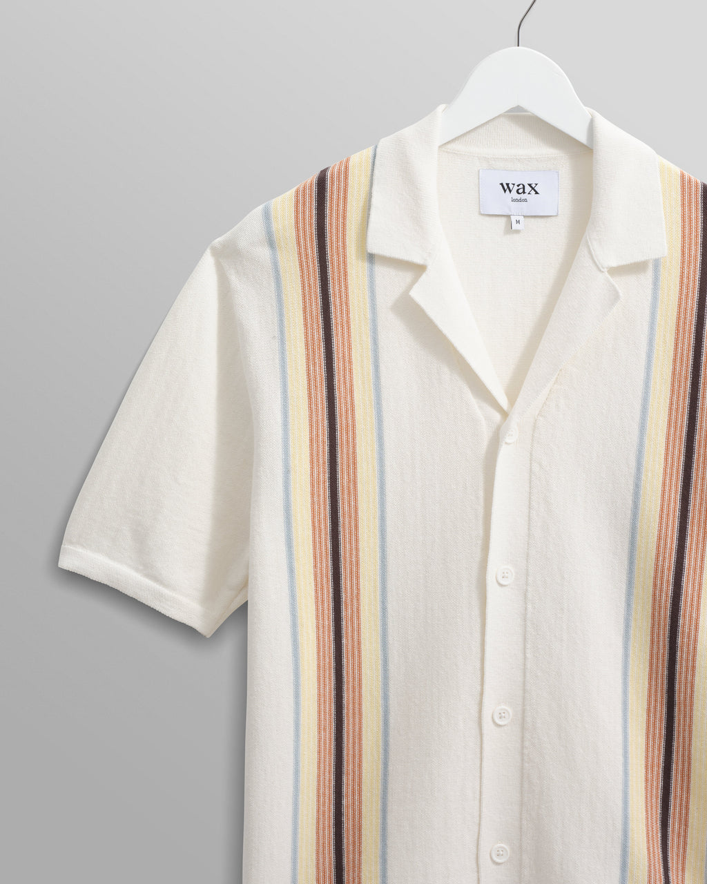 Ivy - Ecru And Multicolour Striped Cotton Polo Shirt