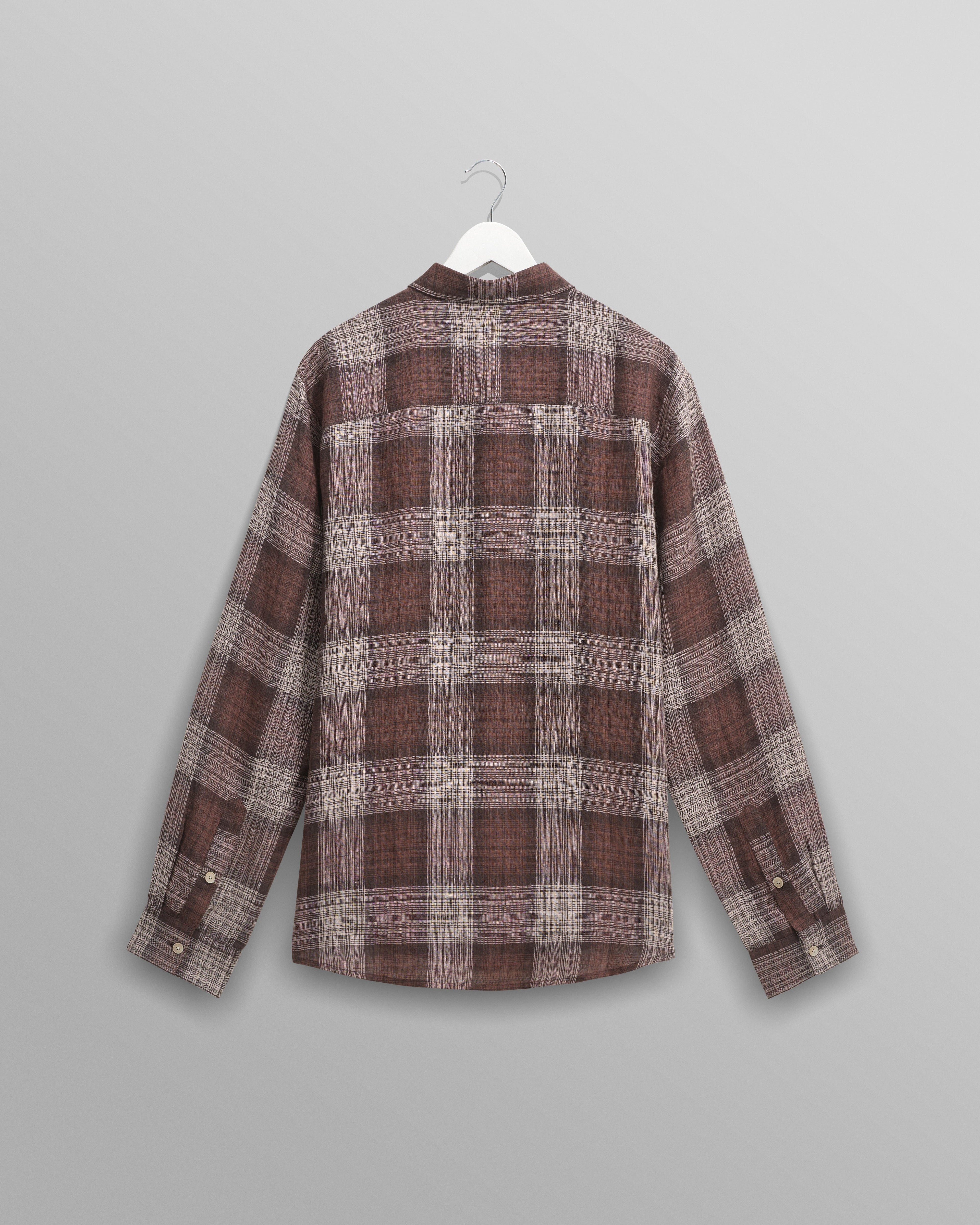 Jaunt - Brown Check Linen Shirt