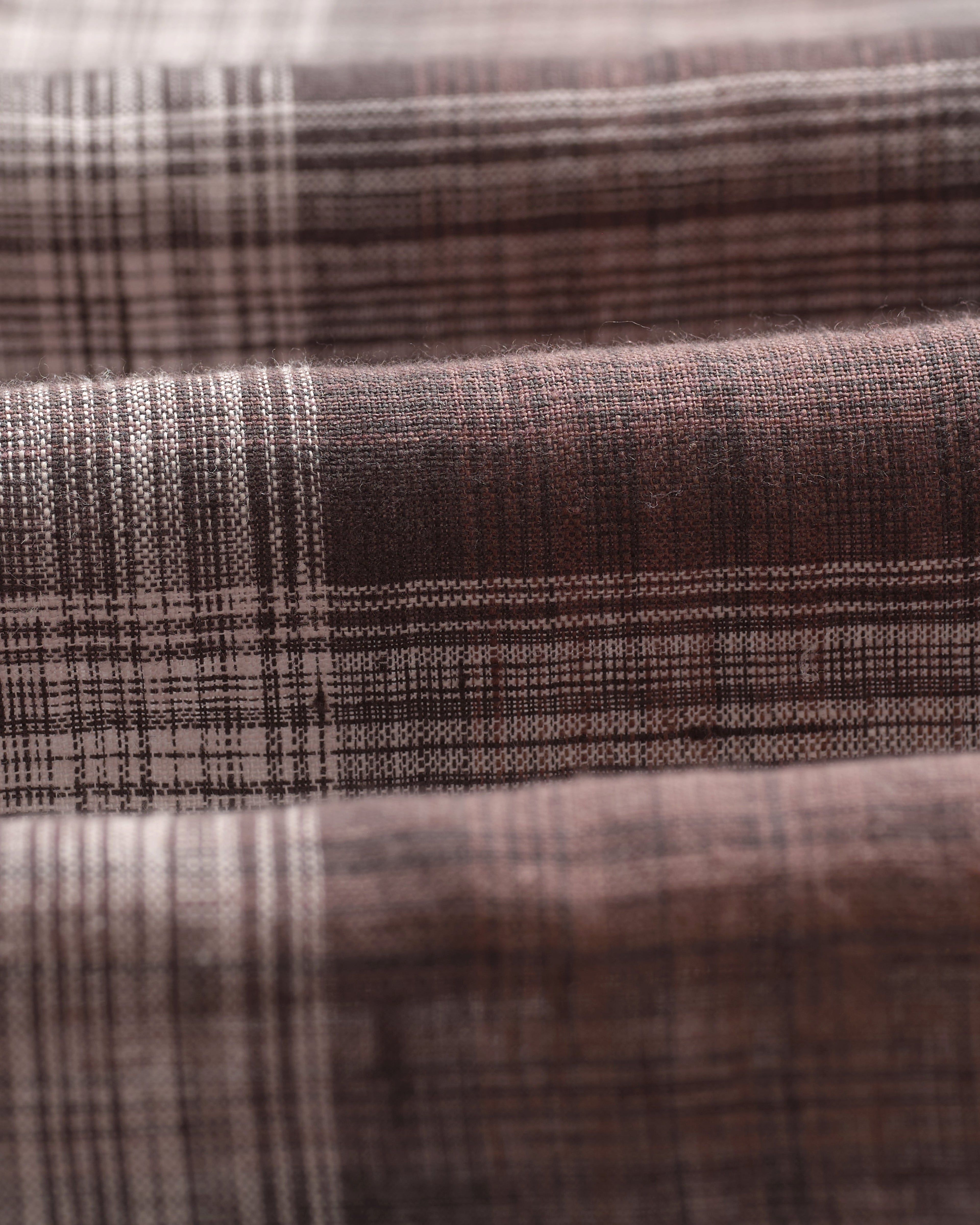Jaunt - Brown Check Linen Shirt