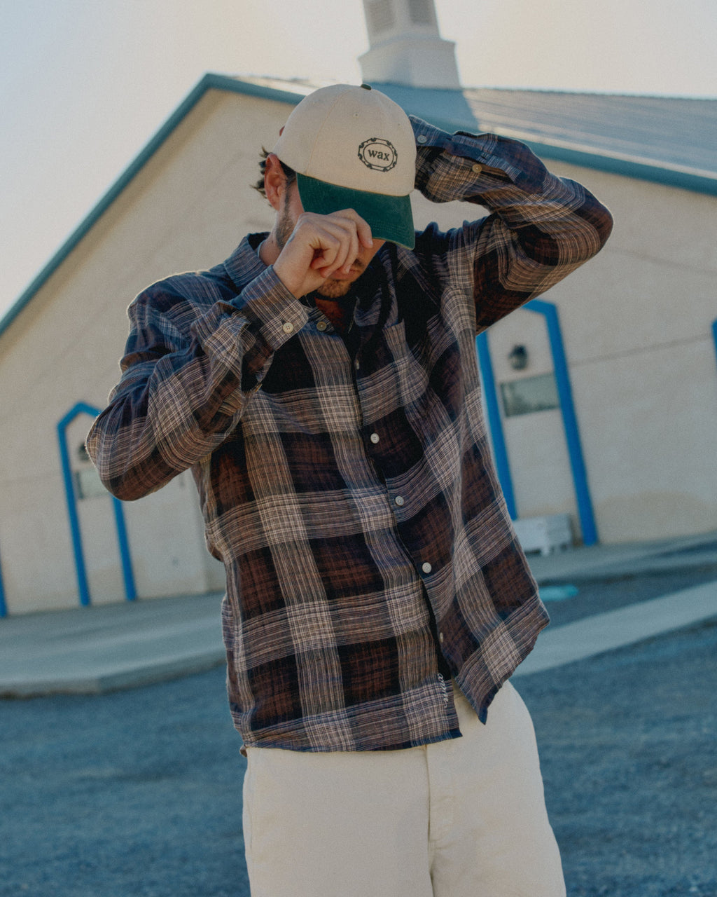 Jaunt - Brown Check Linen Shirt