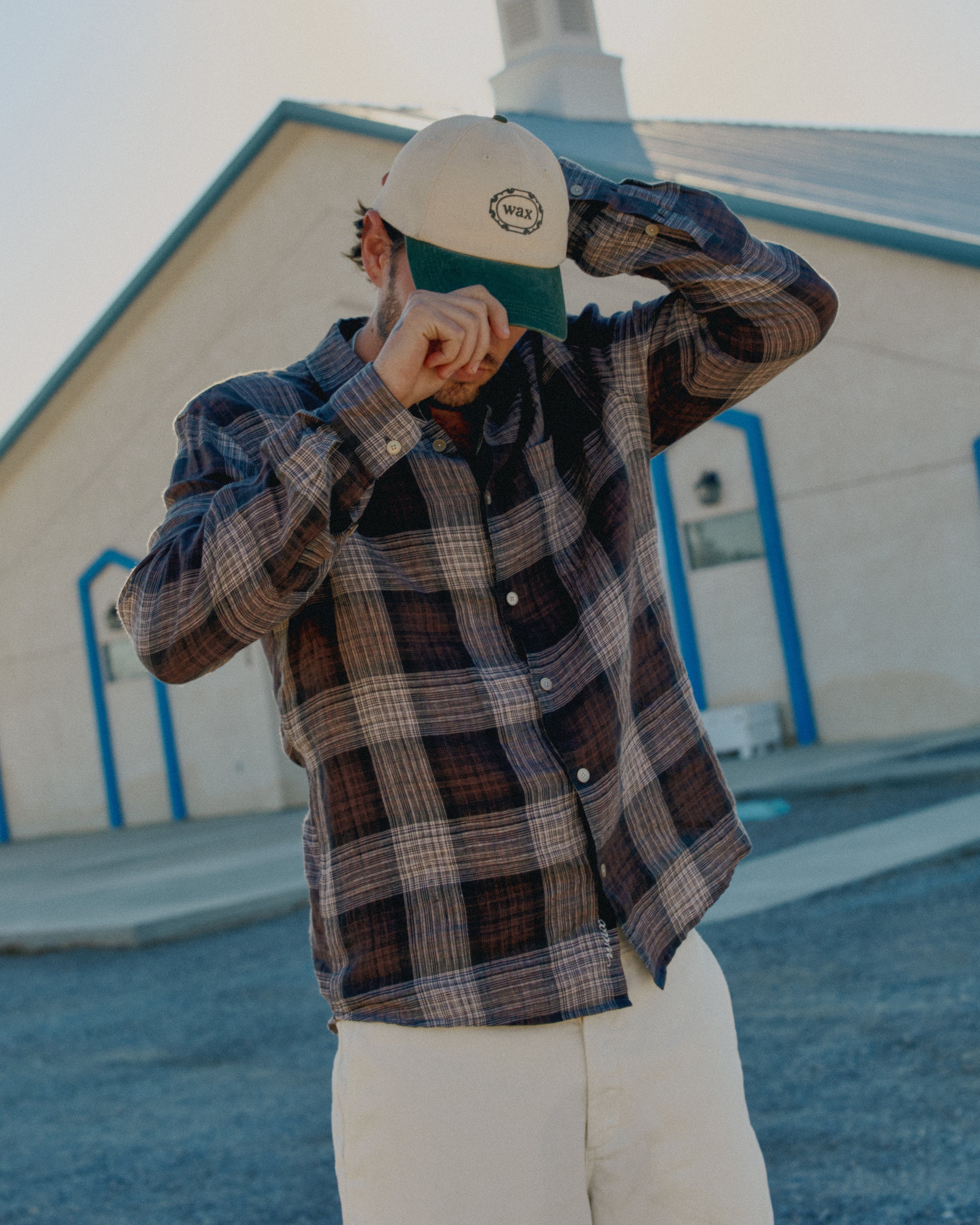 Jaunt - Brown Check Linen Shirt