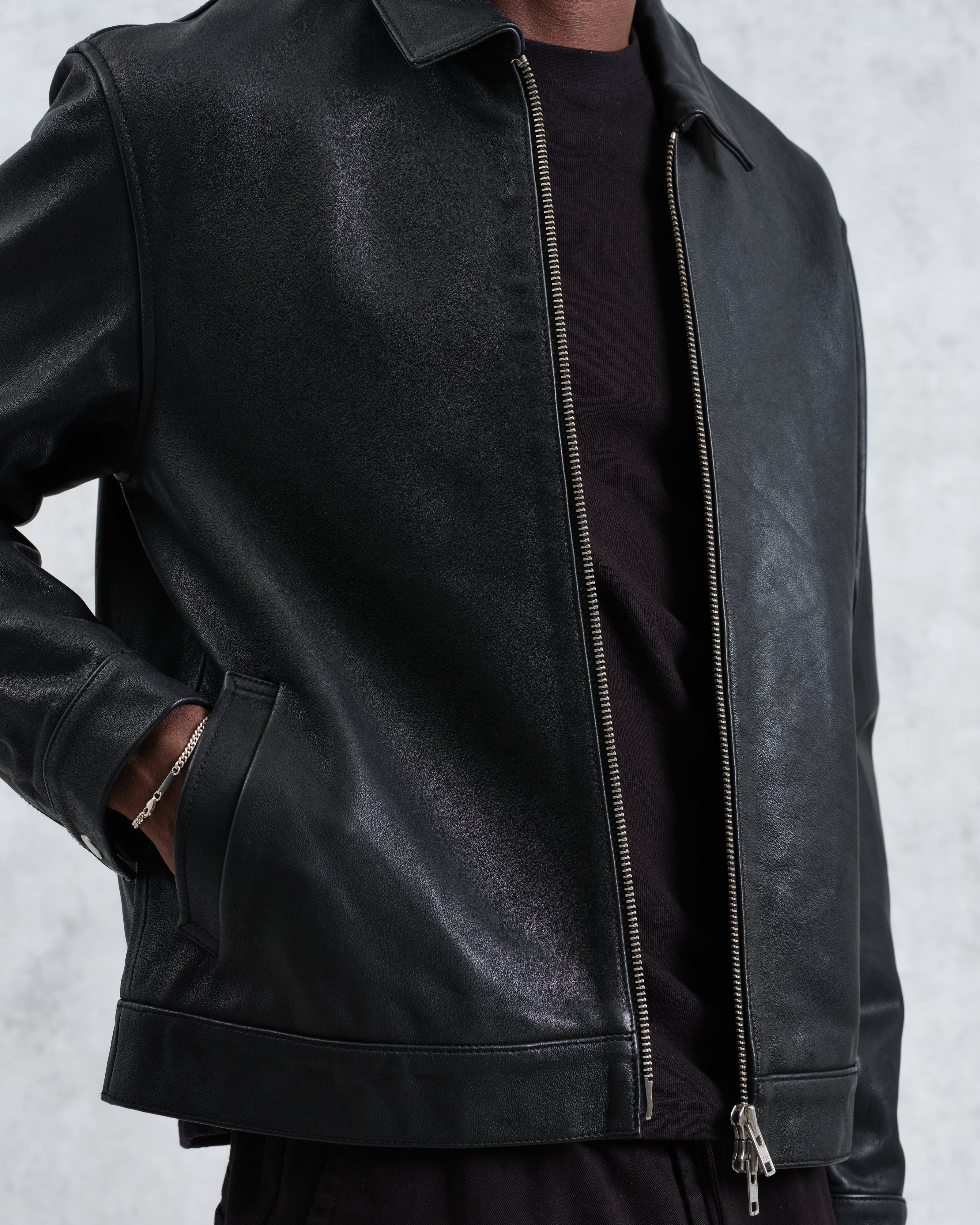 Kendal - Black Lamb Leather Jacket