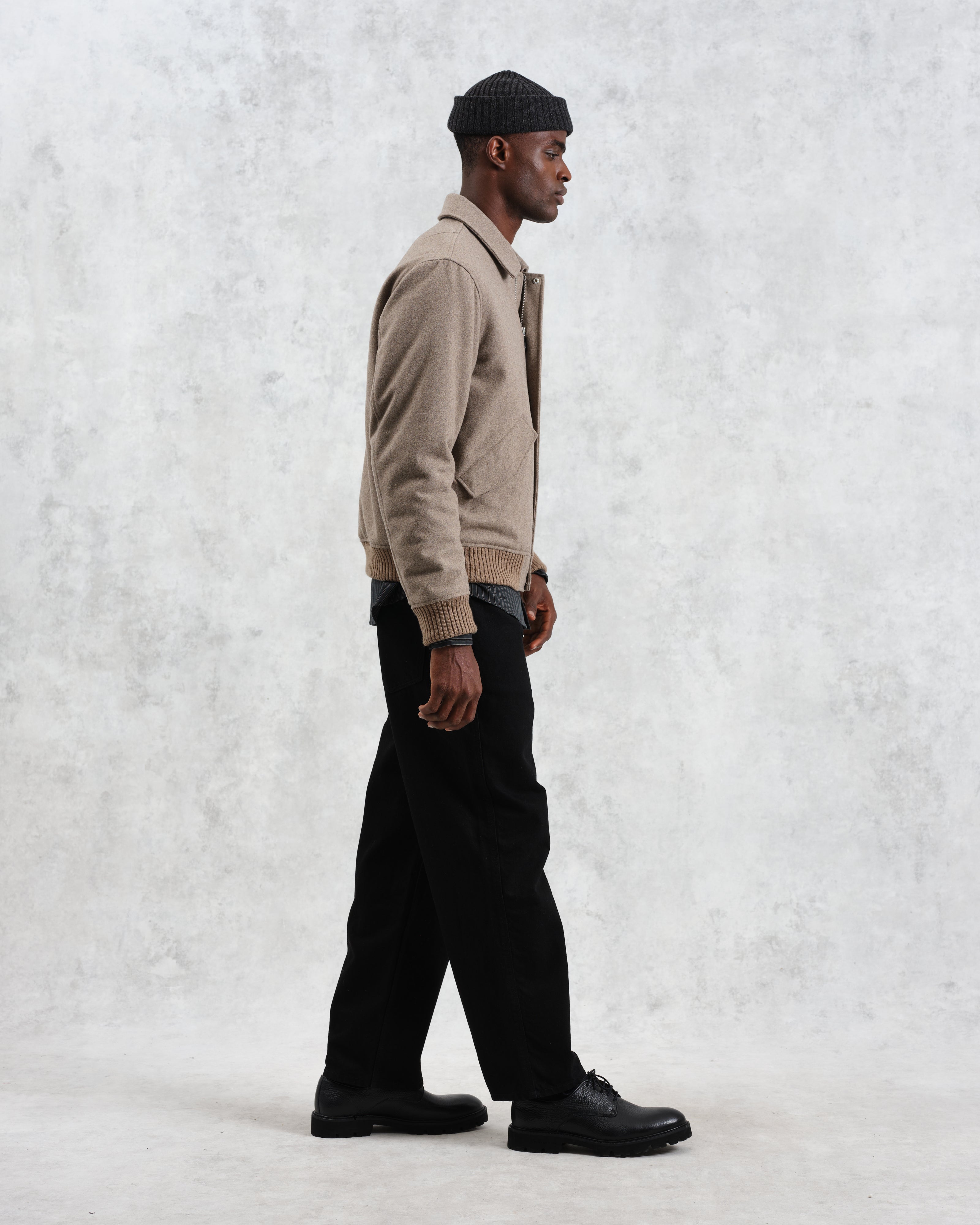 Knoll - Natural Wool Bomber Jacket