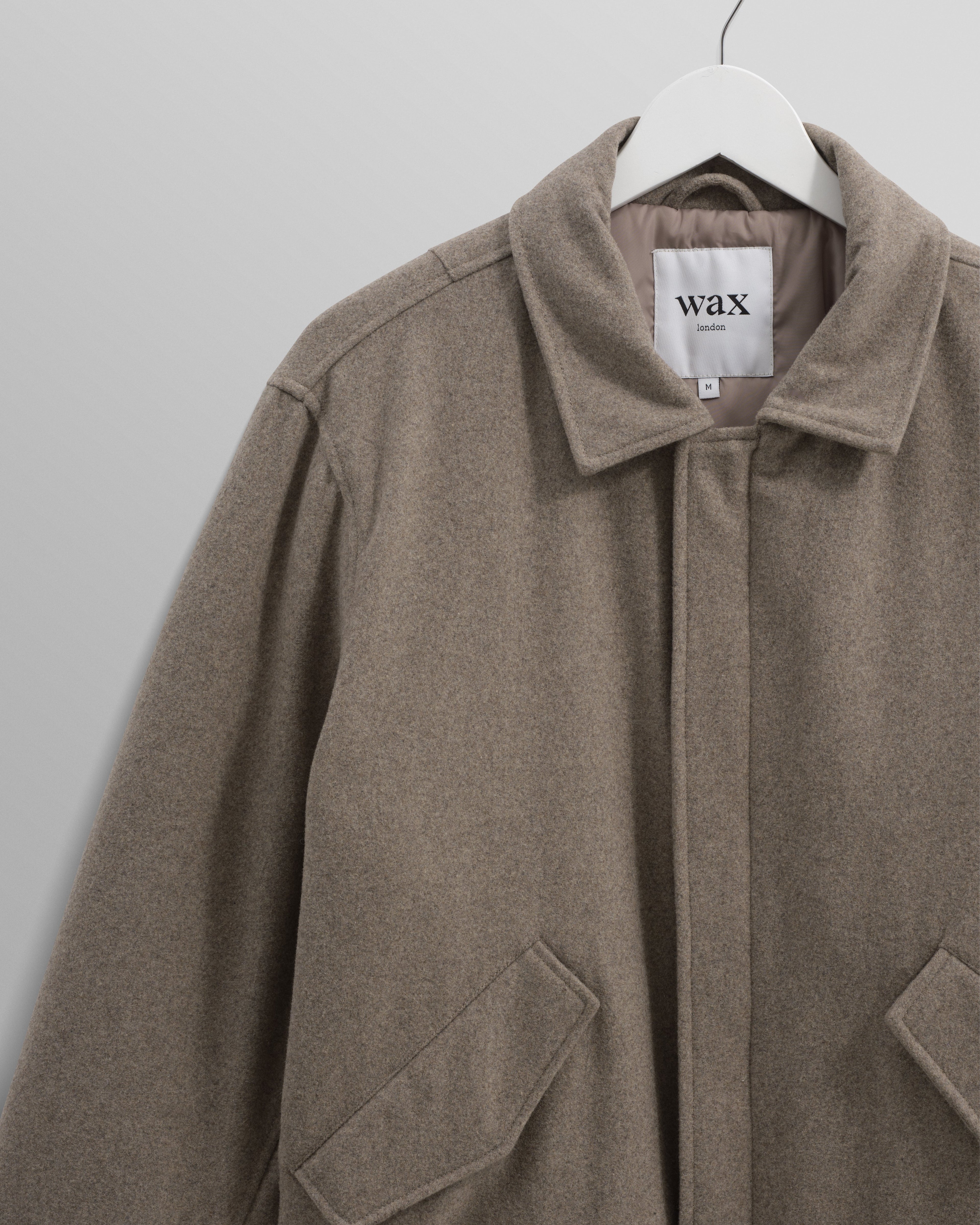 Knoll - Natural Wool Bomber Jacket