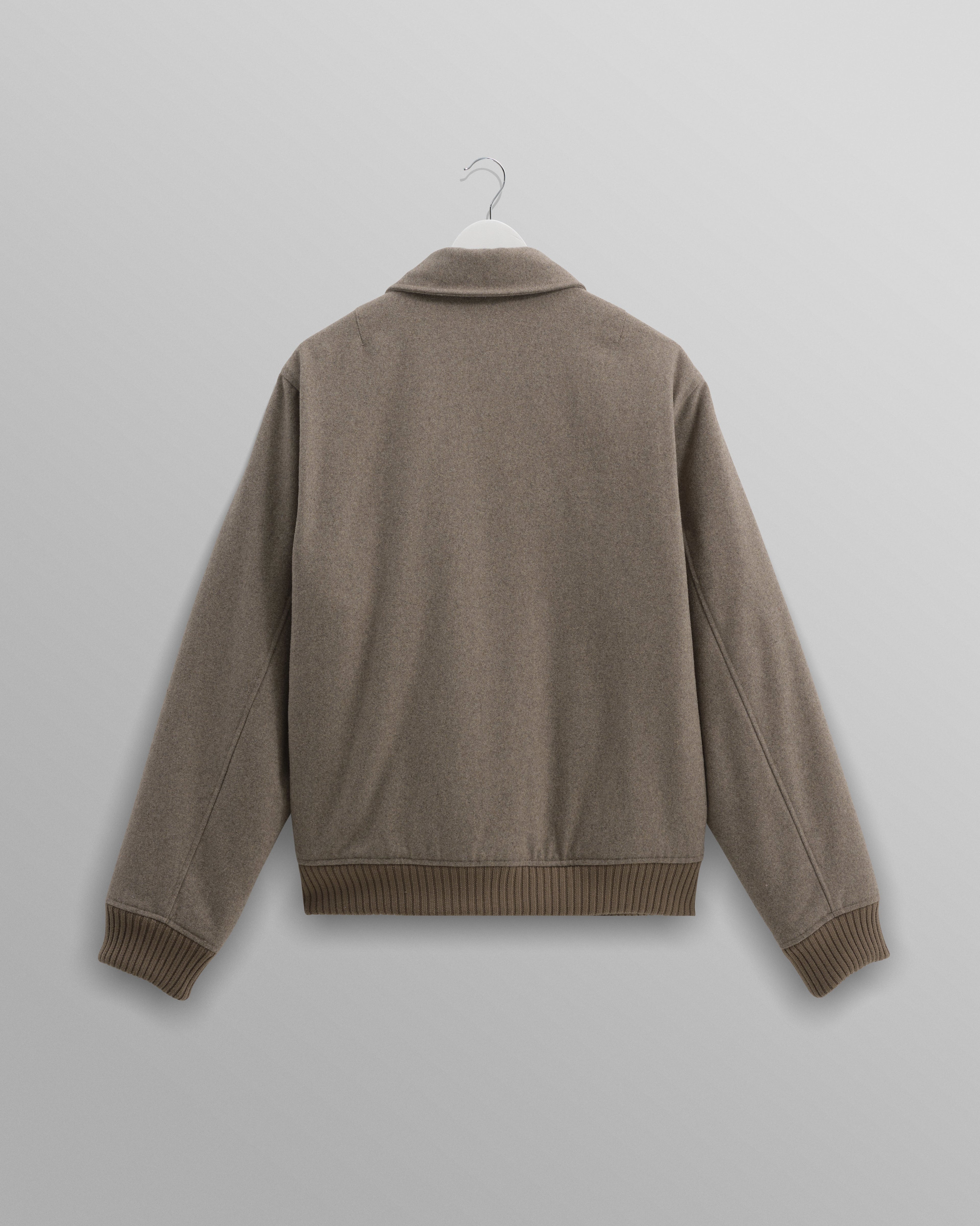 Knoll - Natural Wool Bomber Jacket