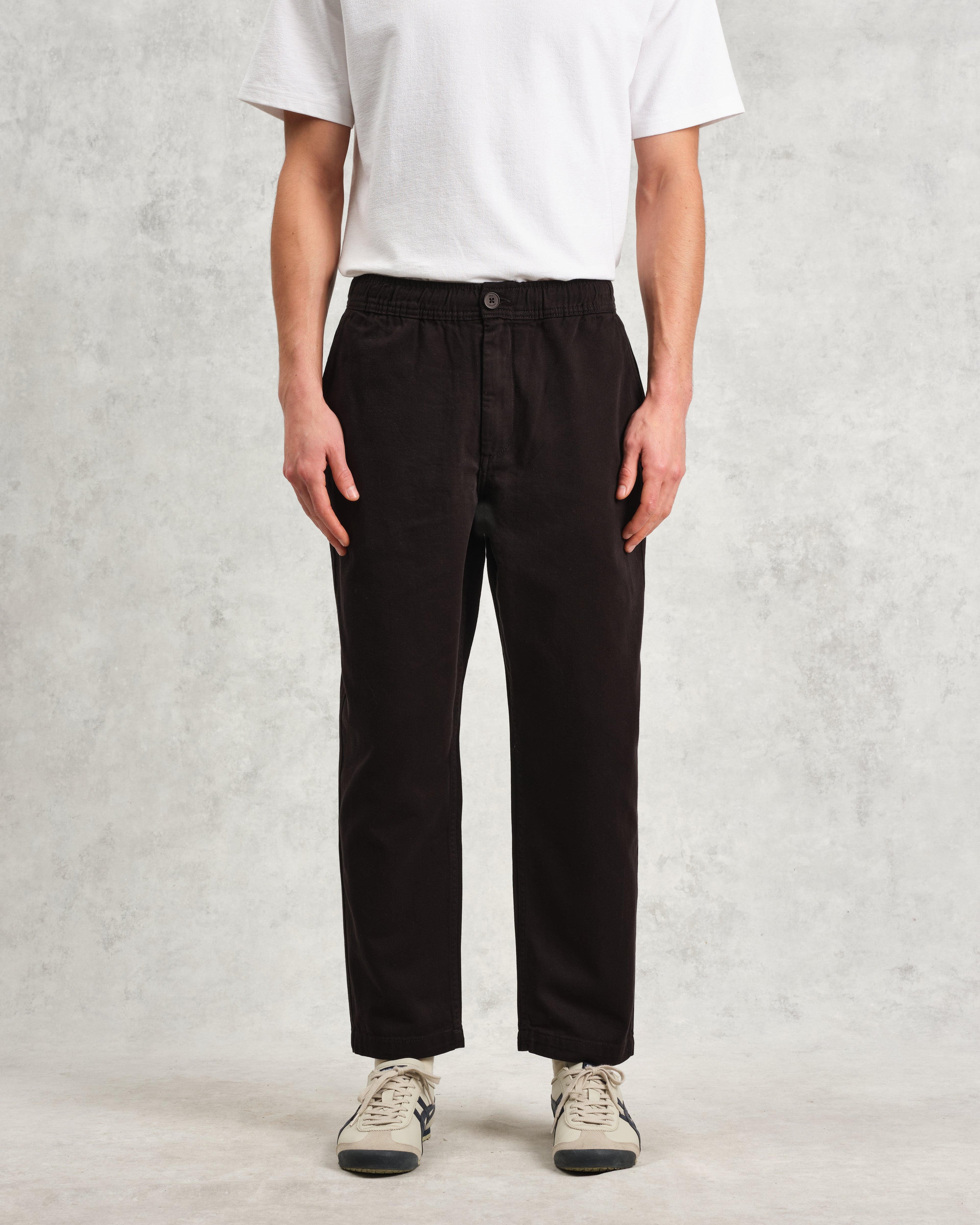 Kurt - Black Organic Cotton Trousers