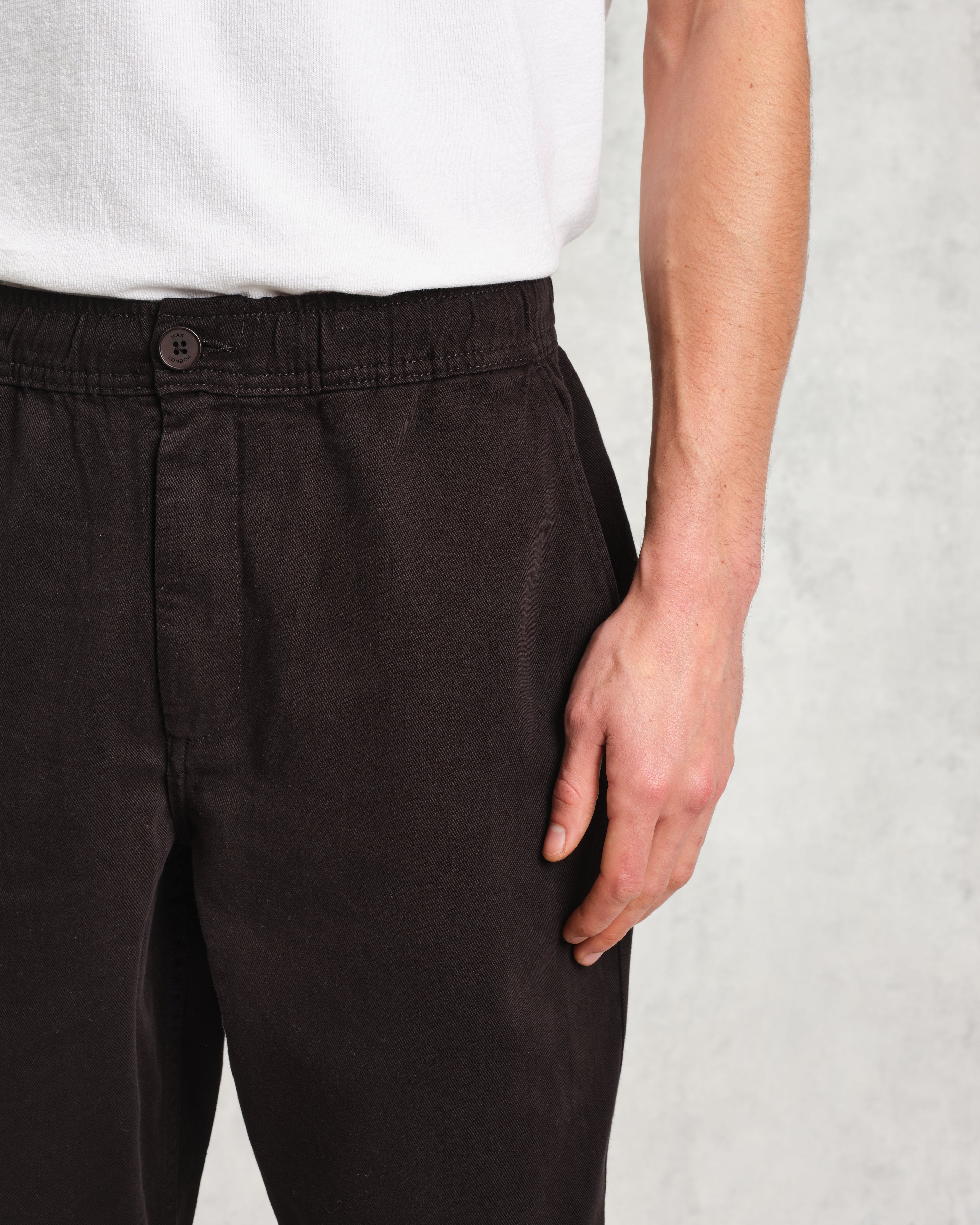 Kurt - Black Organic Cotton Trousers