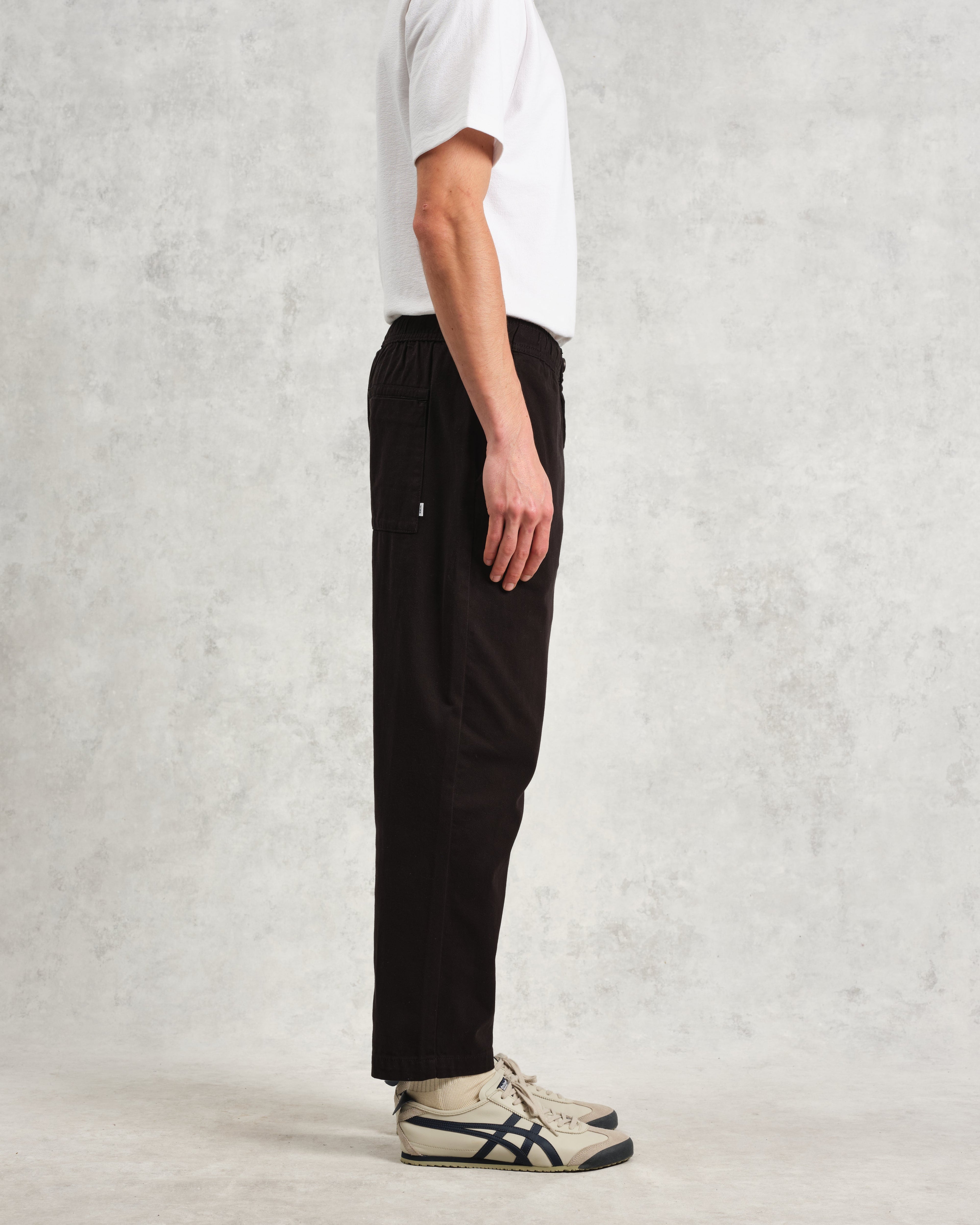 Kurt - Black Organic Cotton Trousers