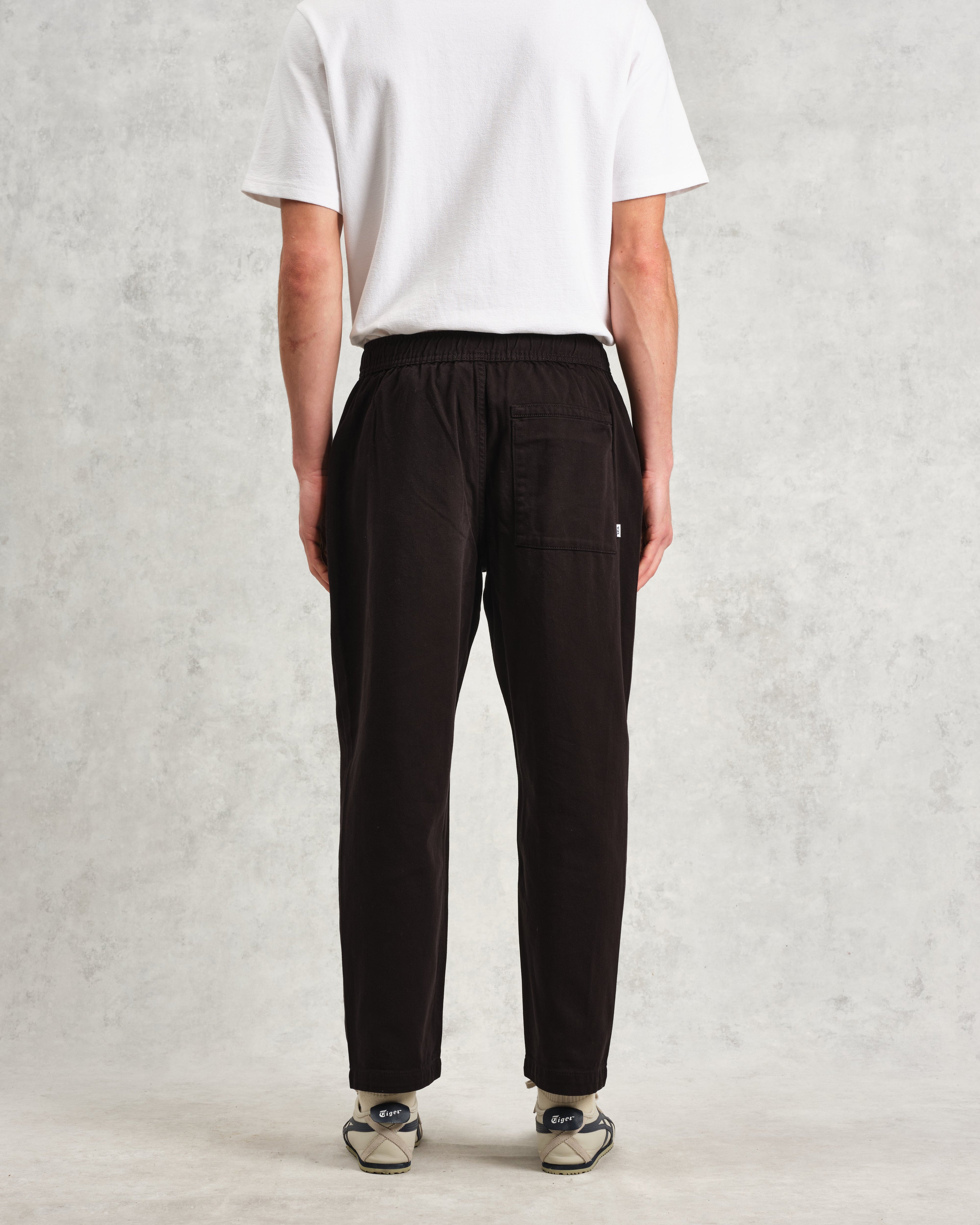 Kurt - Black Organic Cotton Trousers